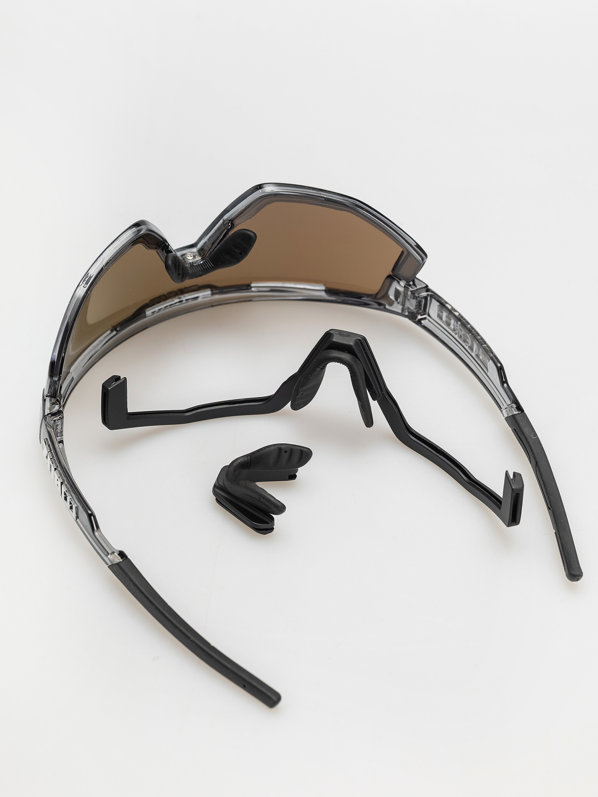 Okulary przeciwsłoneczne Bliz Fusion (crystal black/brown w green multi)