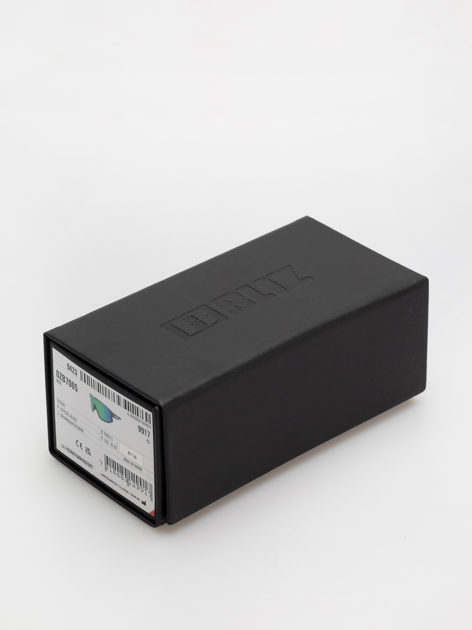 Okulary przeciwsłoneczne Bliz Fusion (crystal black/brown w green multi)