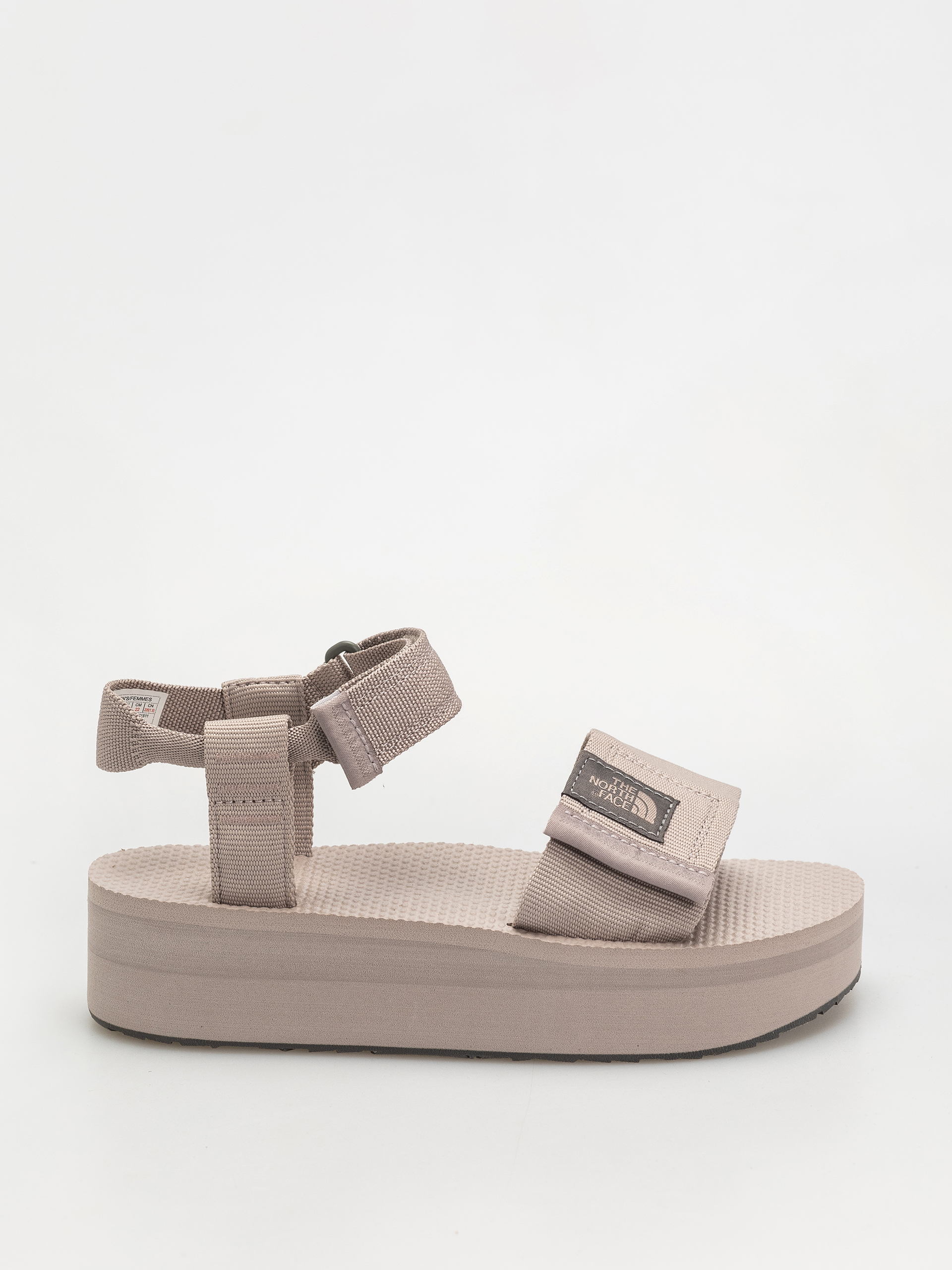 Sandały The North Face Skeena Platform Wmn (moonstone grey/smoked pink)