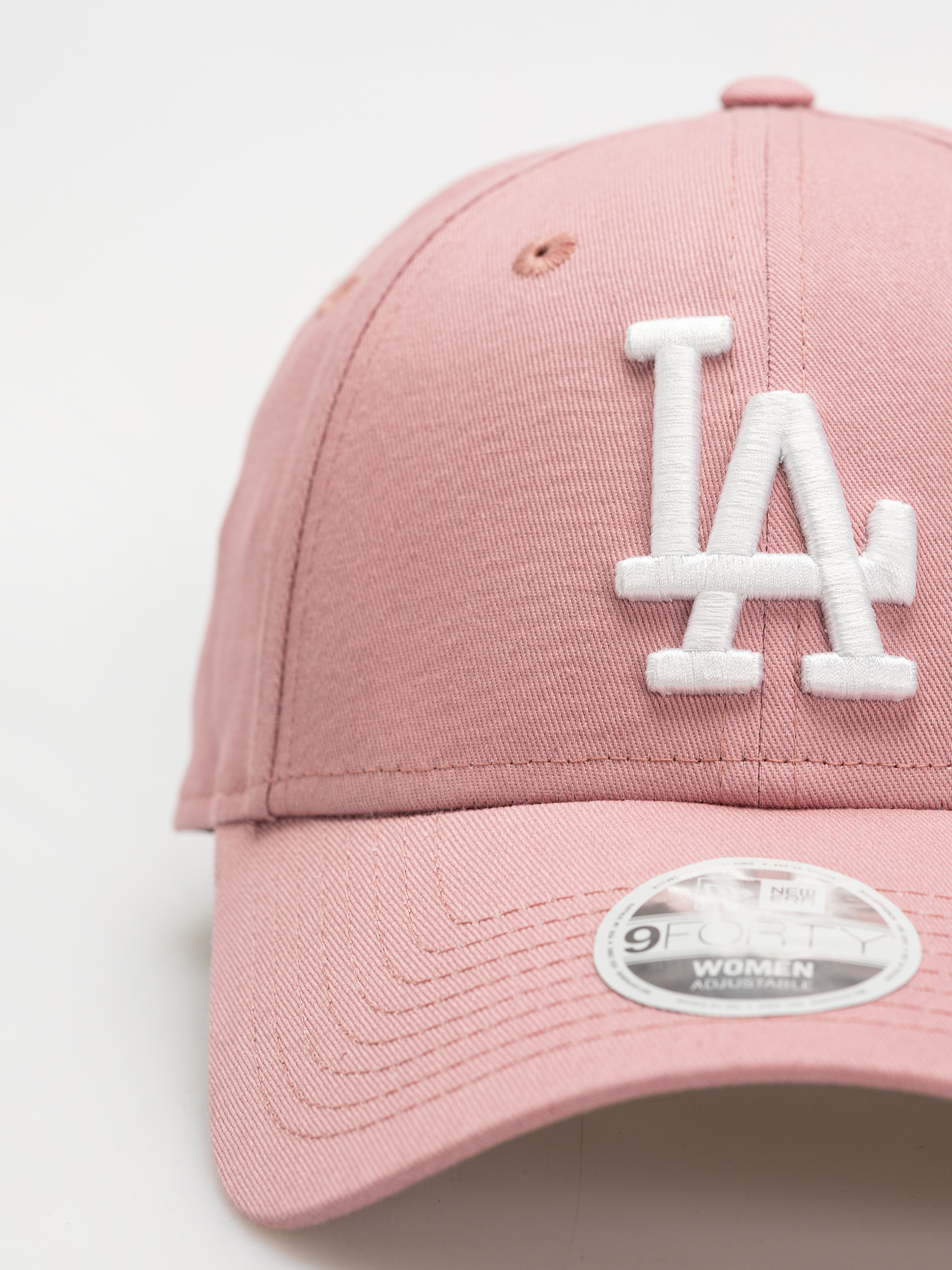 Czapka z daszkiem New Era League Essential 9Forty La Dodgers Wmn (dark pink)