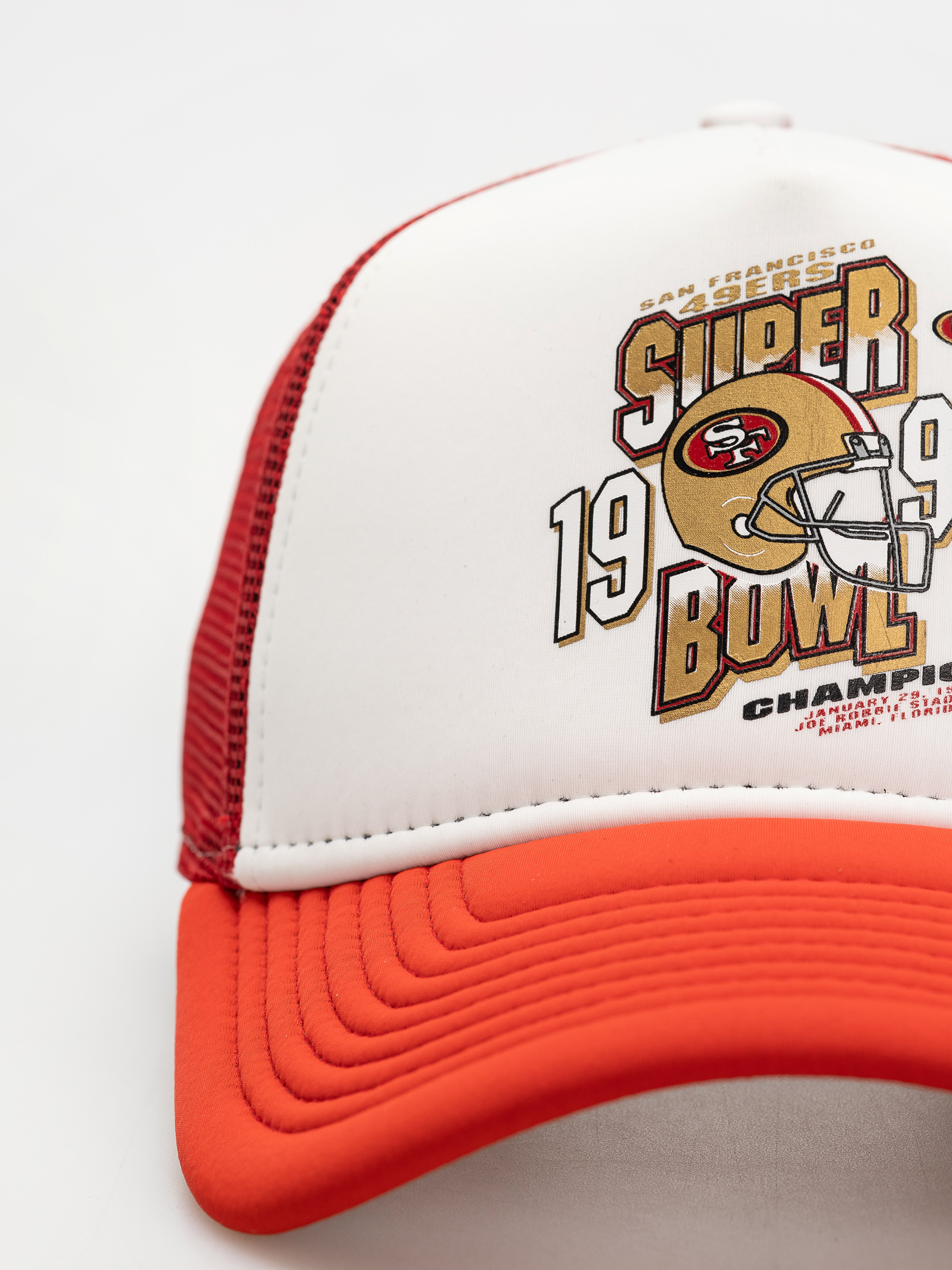 Czapka z daszkiem New Era Superbowl Trucker 49Ers (red)