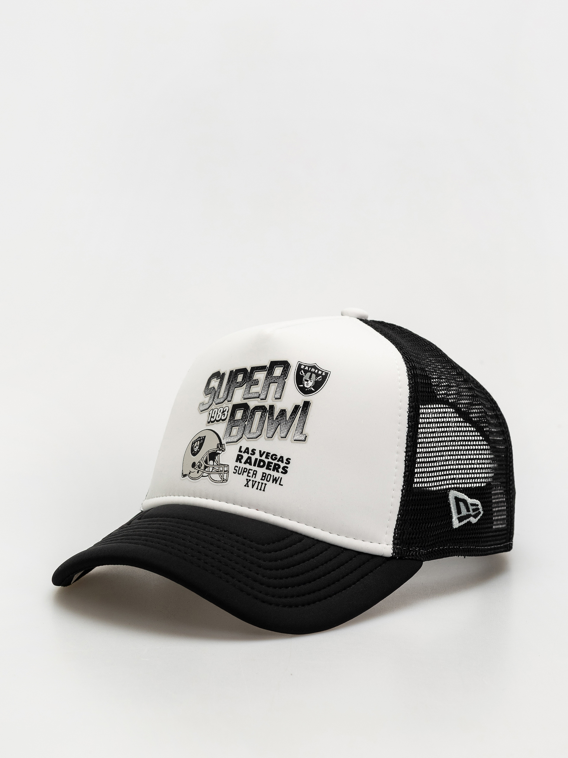 Czapka z daszkiem New Era Superbowl Trucker Raiders (black)