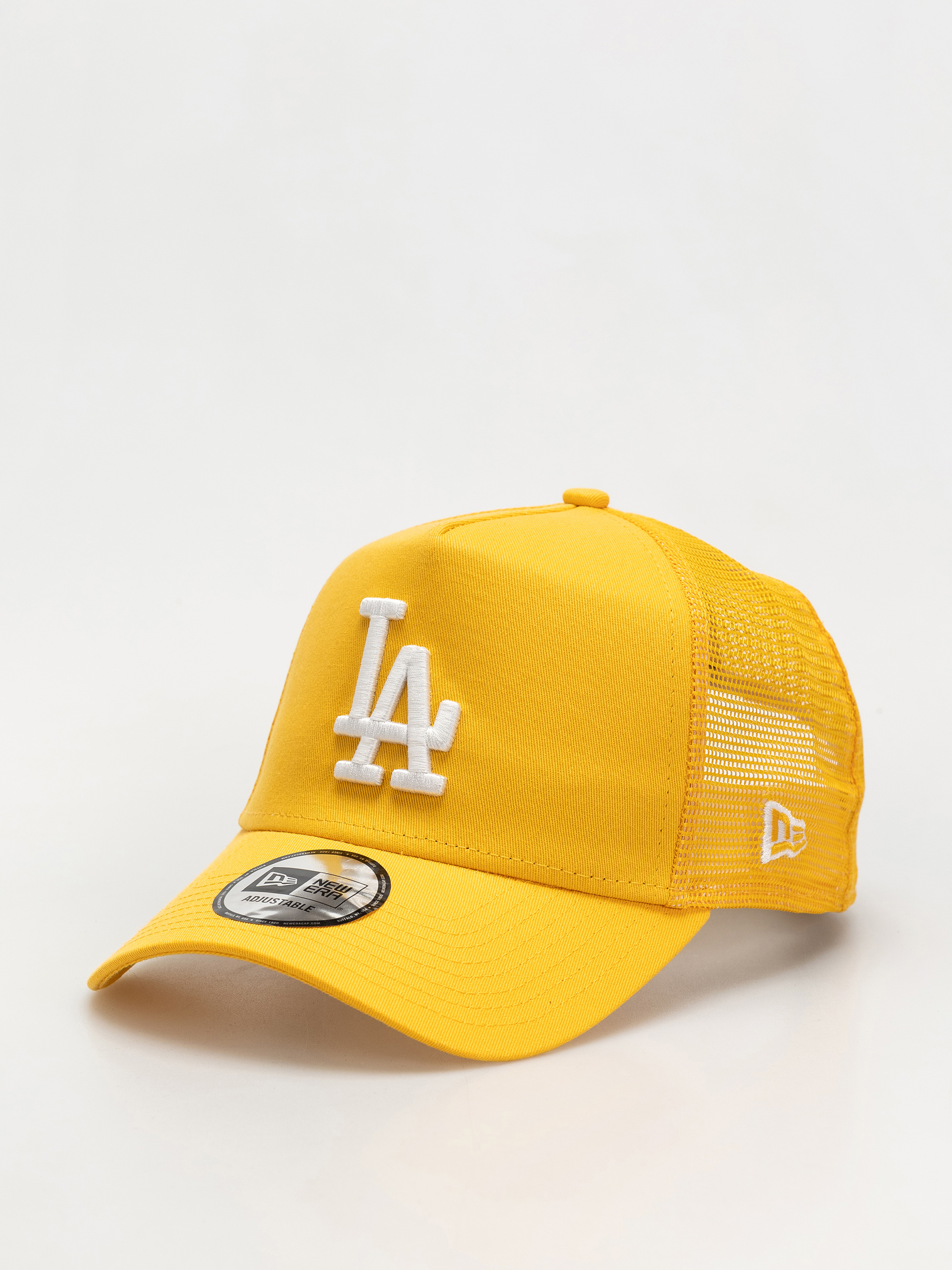 Czapka z daszkiem New Era League Essential Trucker La Dodgers (med yellow)