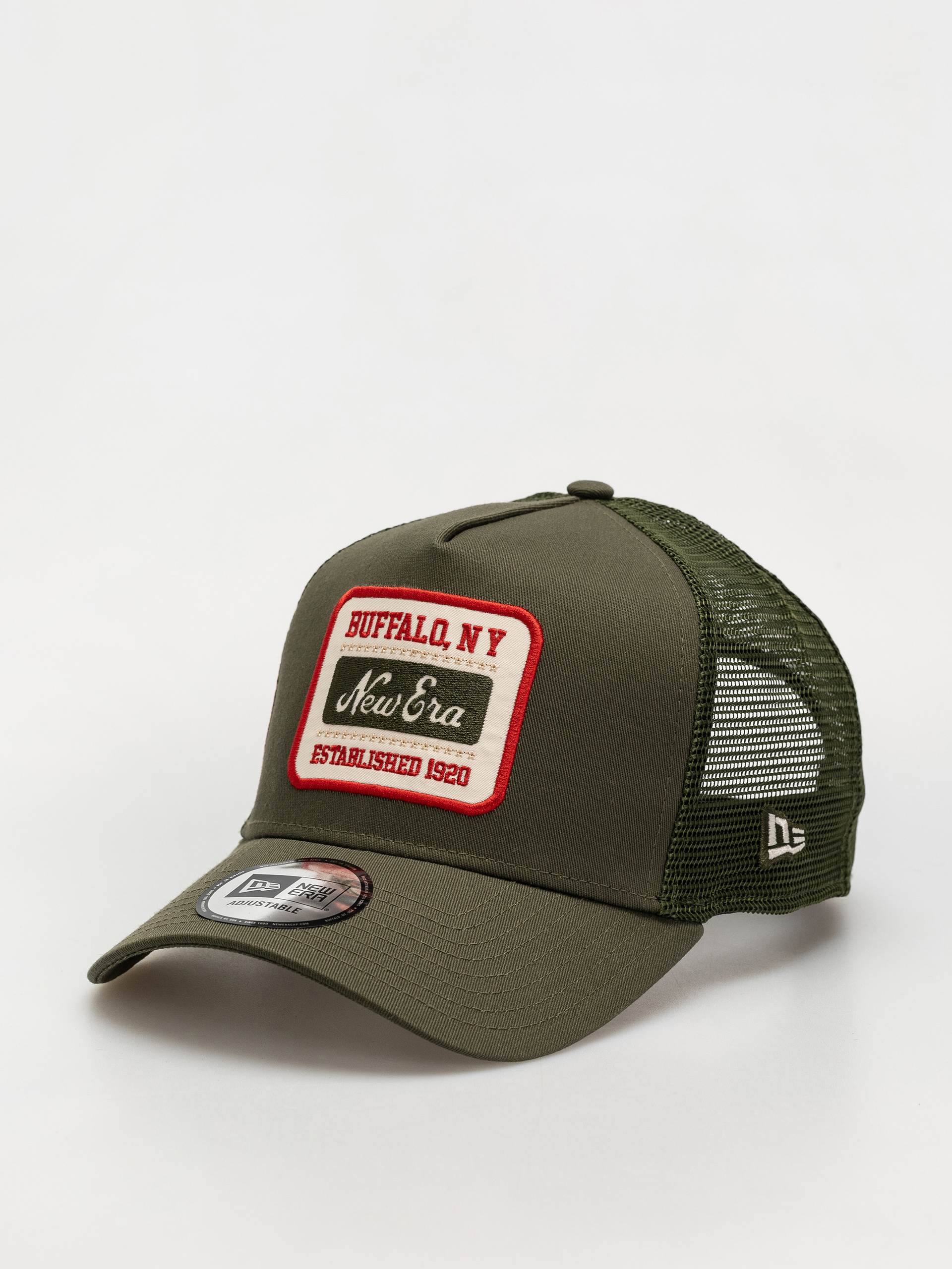 Czapka z daszkiem New Era Patch Trucker (green med)