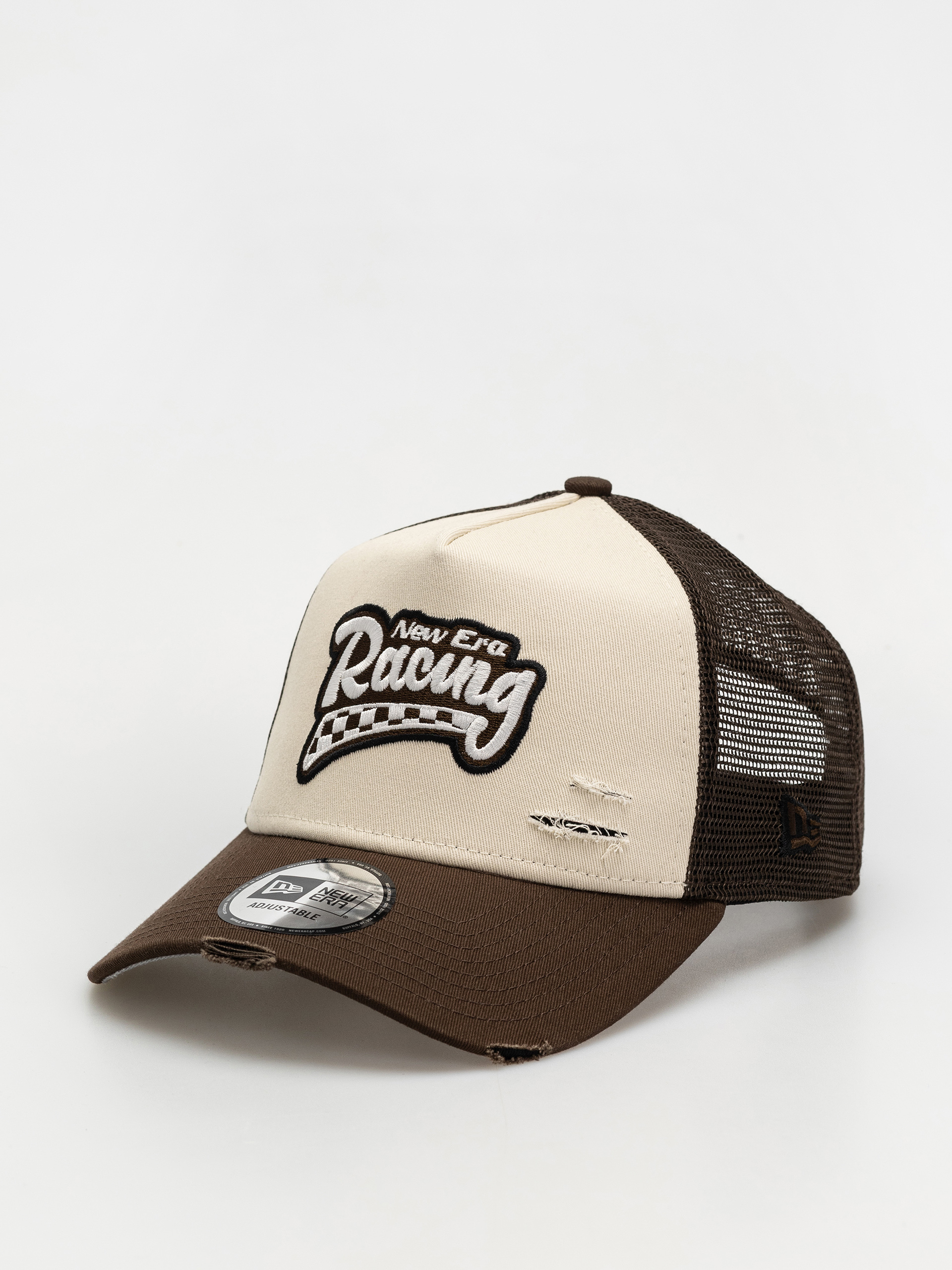 Czapka z daszkiem New Era Motorsport Trucker (light beige)