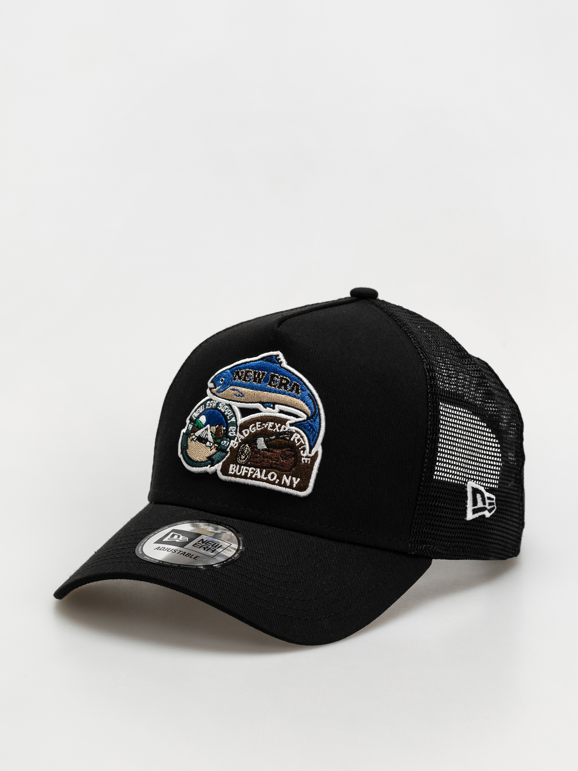 Czapka z daszkiem New Era Outdoor Patch Trucker (black)