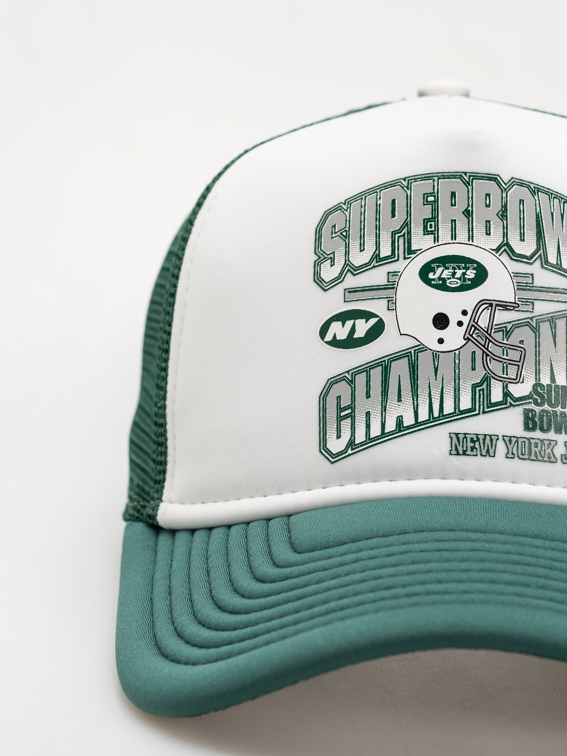 Czapka z daszkiem New Era Superbowl Trucker Jets (green med)