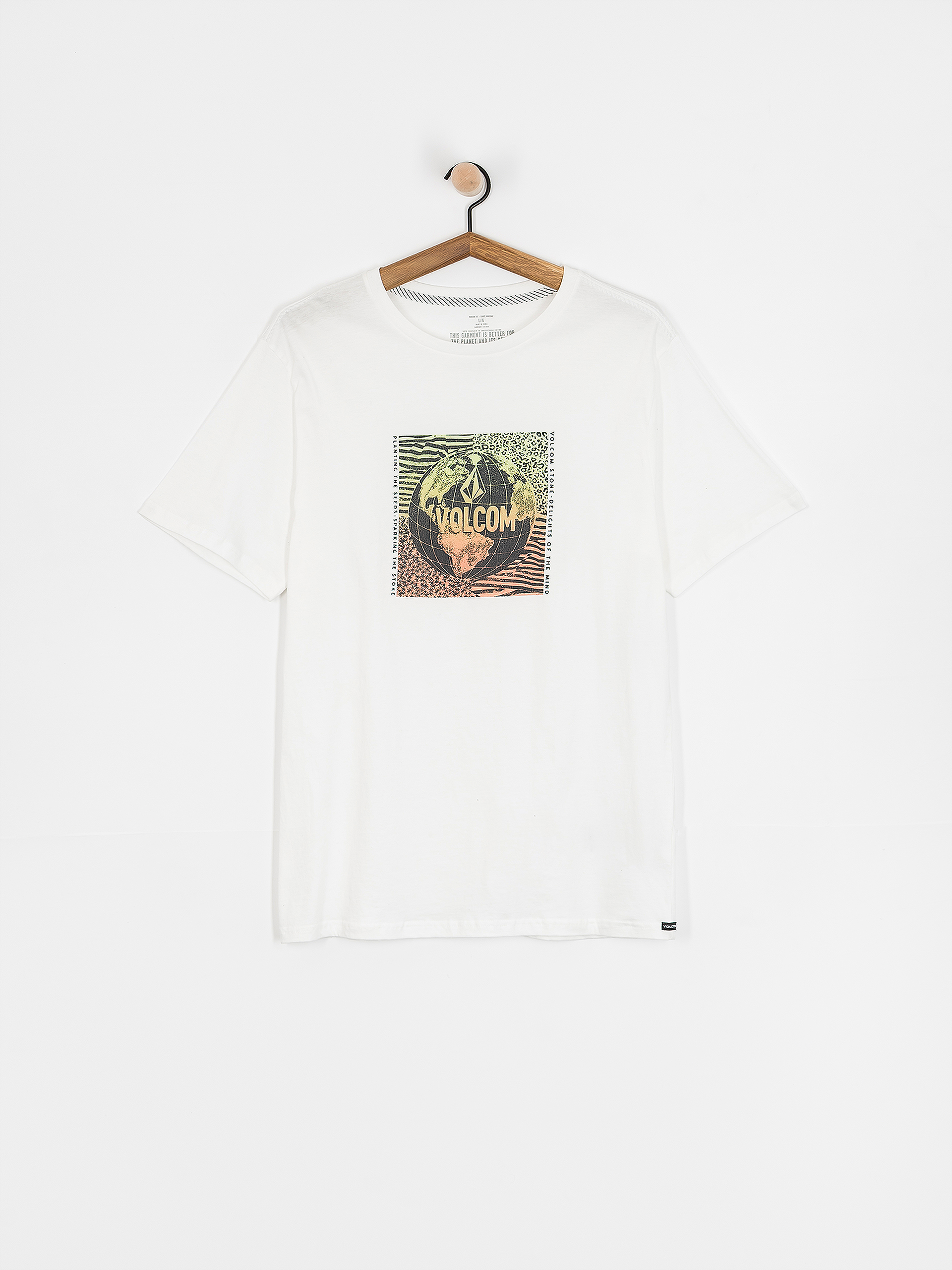 T-shirt Volcom Earthtrippin Fty (off white)