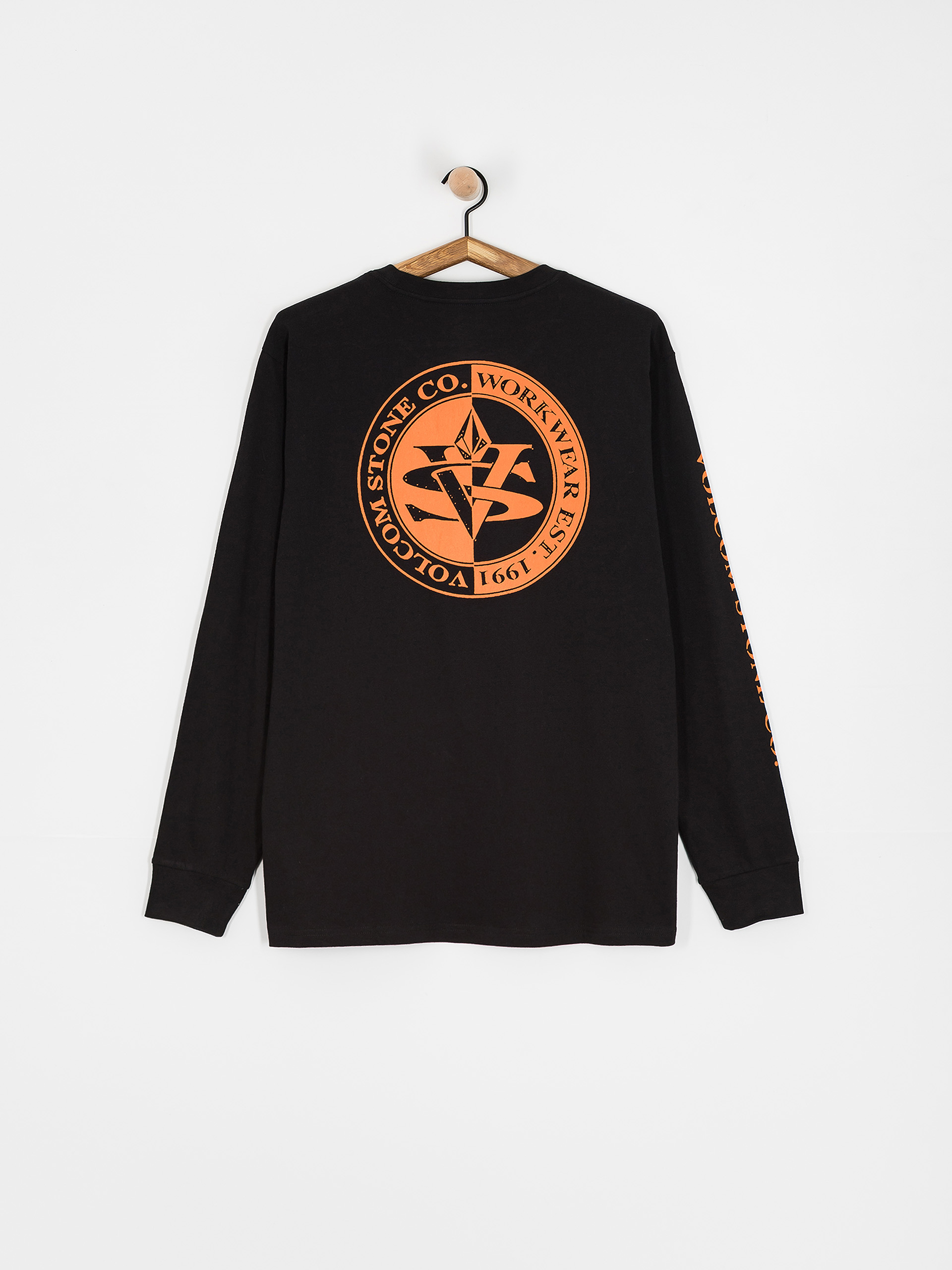 【YOURNUS】Super Cub Washing Long Sleeve Longsleeve DC Hot Box - czarny (black)