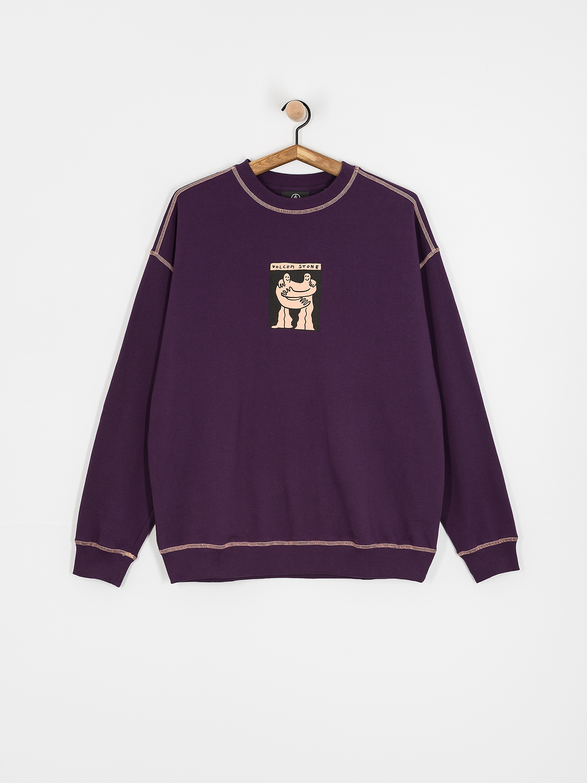 Bluza Volcom Podcol Crew (grape royale)