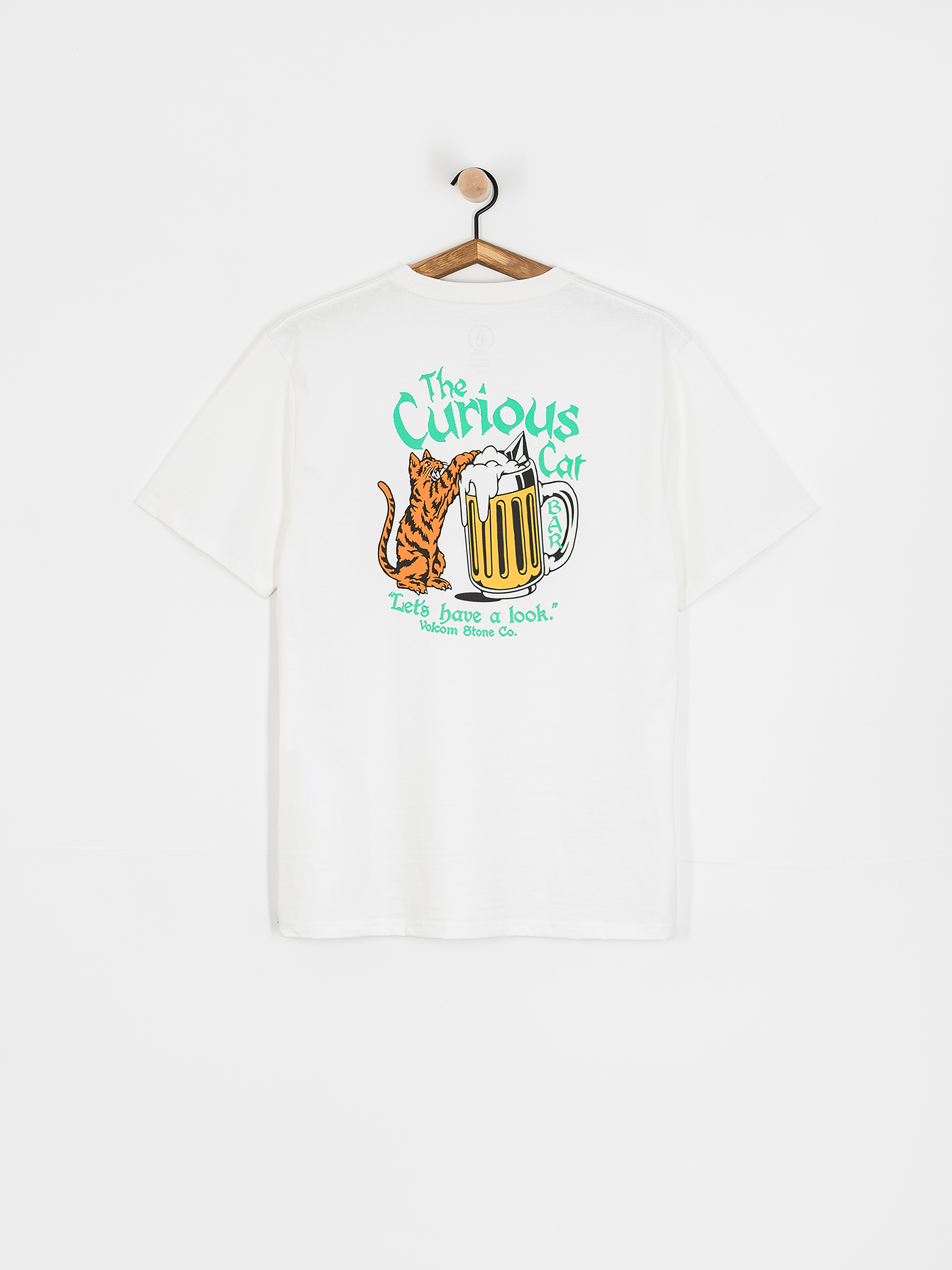 T-shirt Volcom Curious Cat (white)