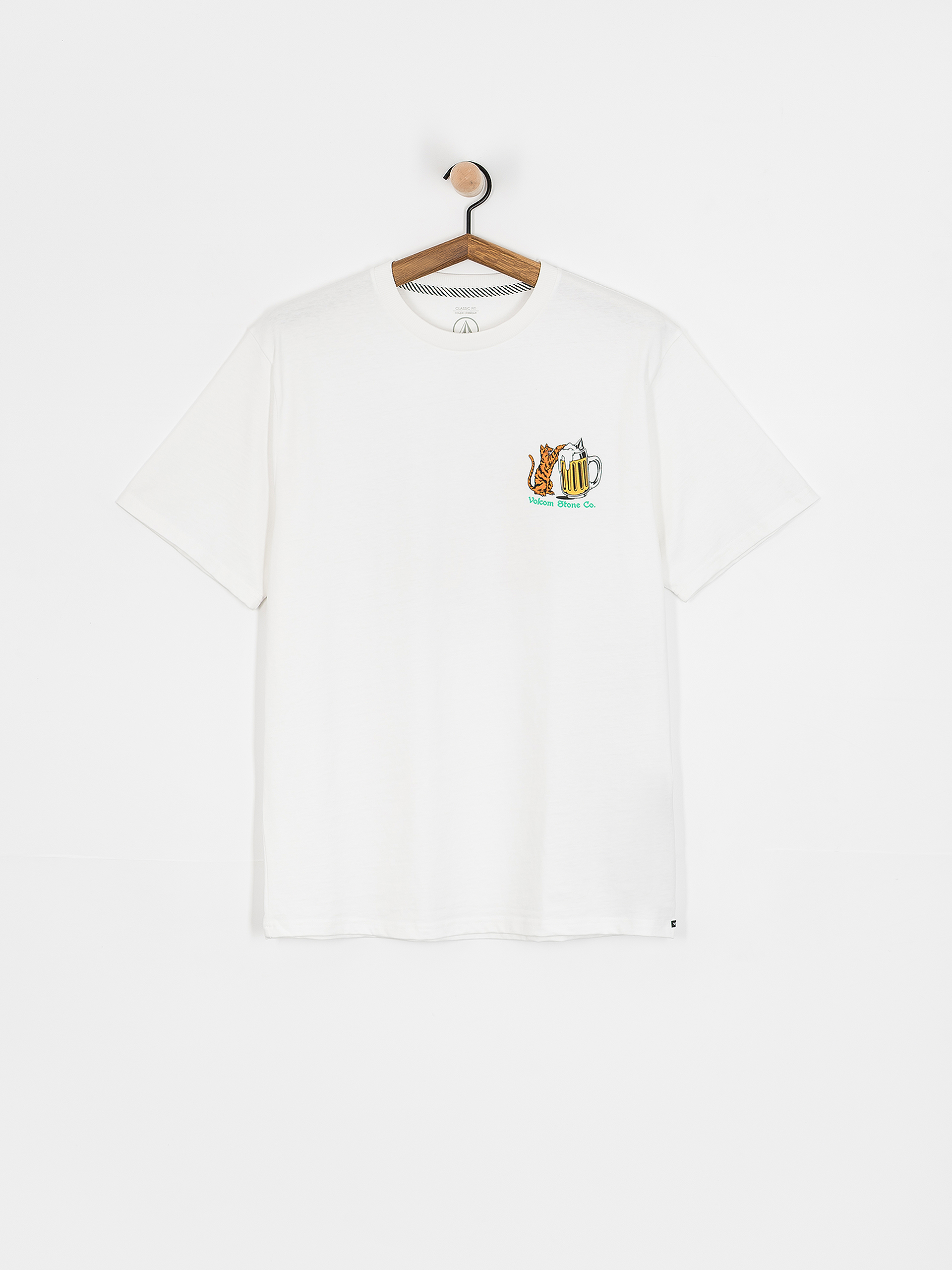 T-shirt Volcom Curious Cat (white)