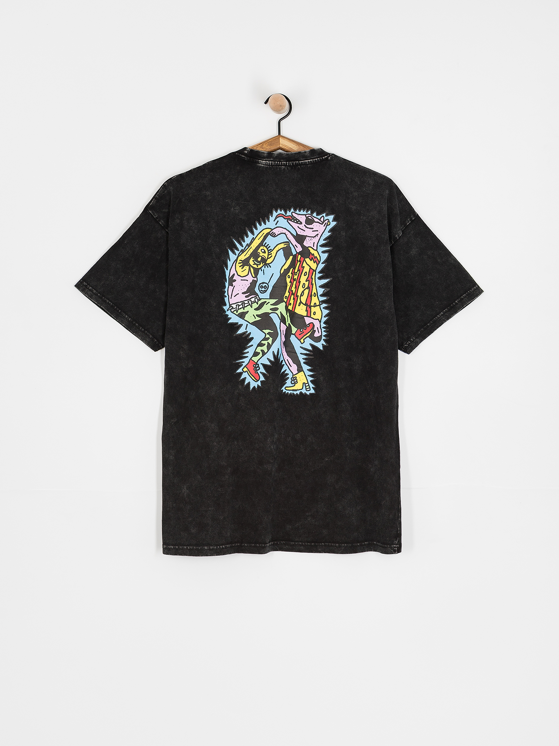 T-shirt Volcom Fa Bob Mollema 1 Lse (light acid black)