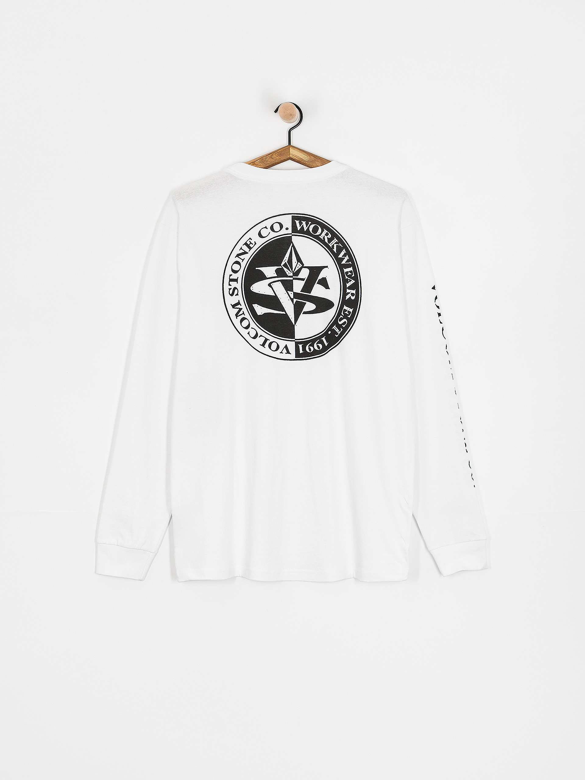 Longsleeve Volcom Excavator (white)