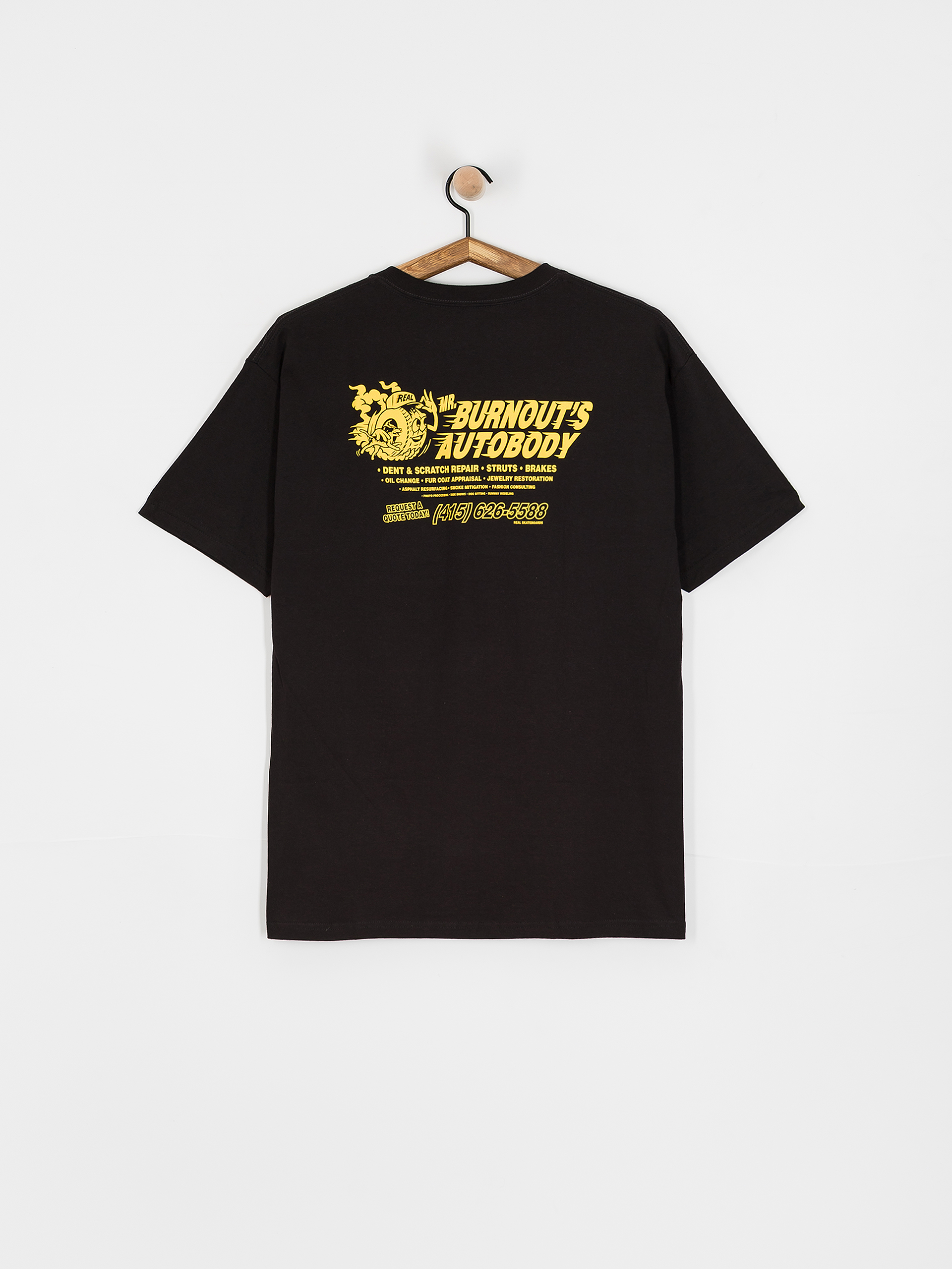 T-shirt Real Autobody (black)