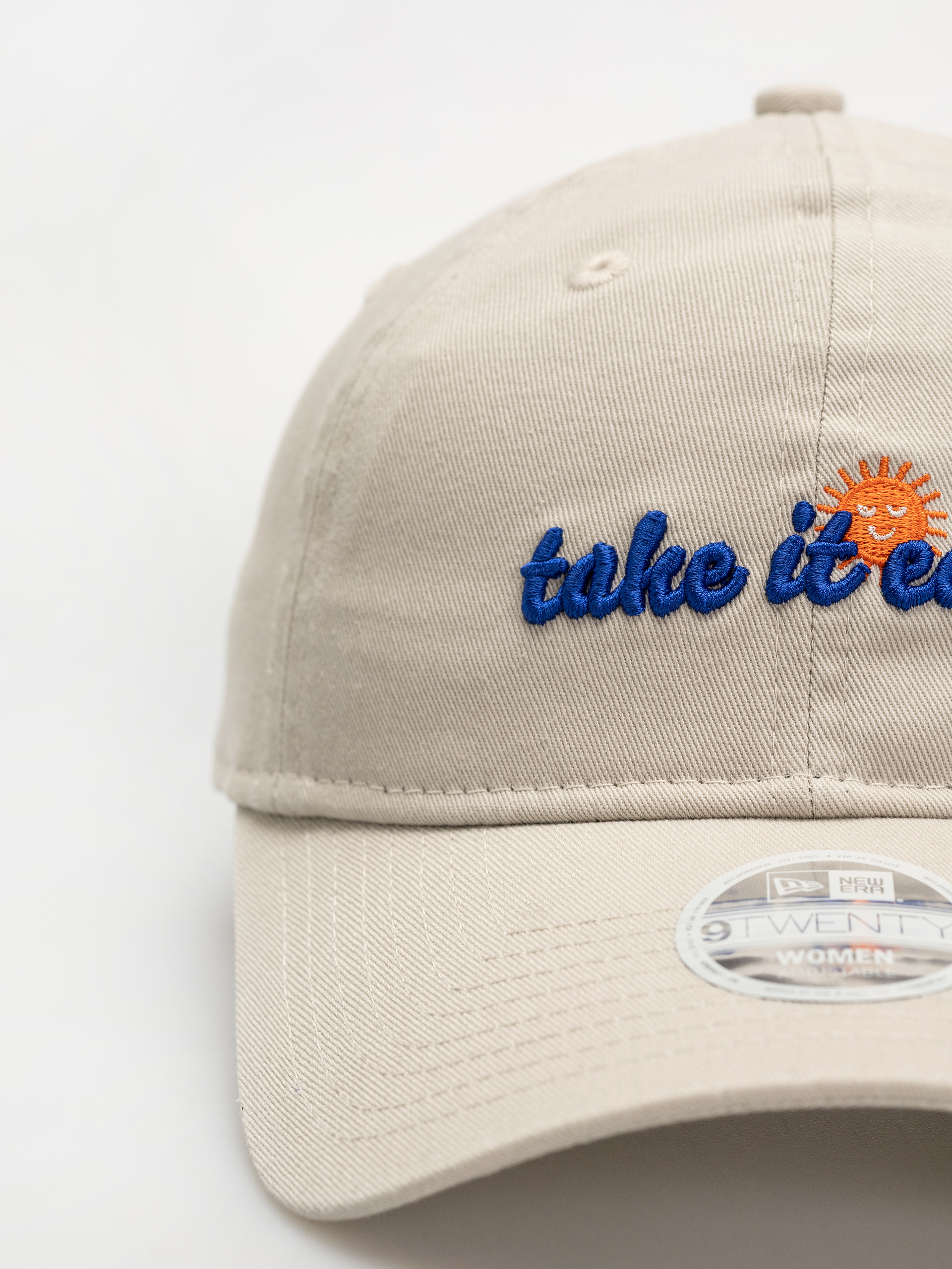 Czapka z daszkiem New Era Phrase 9Twenty Wmn (light beige)