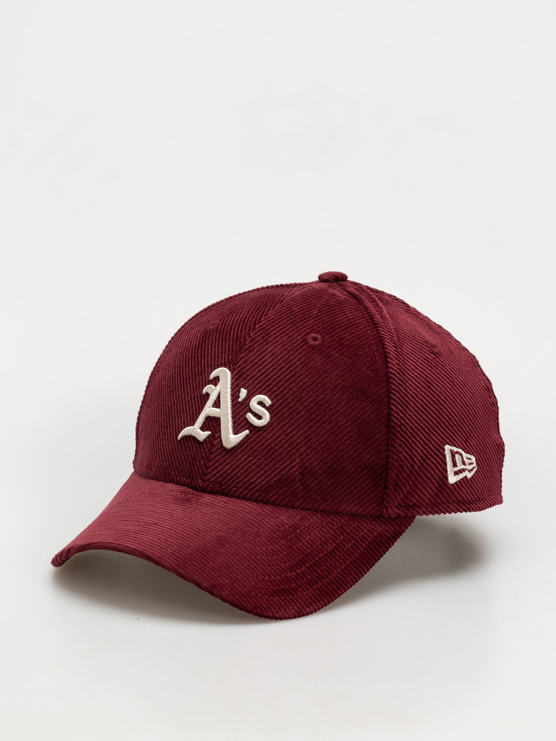 Czapka z daszkiem New Era Cord 9Forty Athletics (dark red)