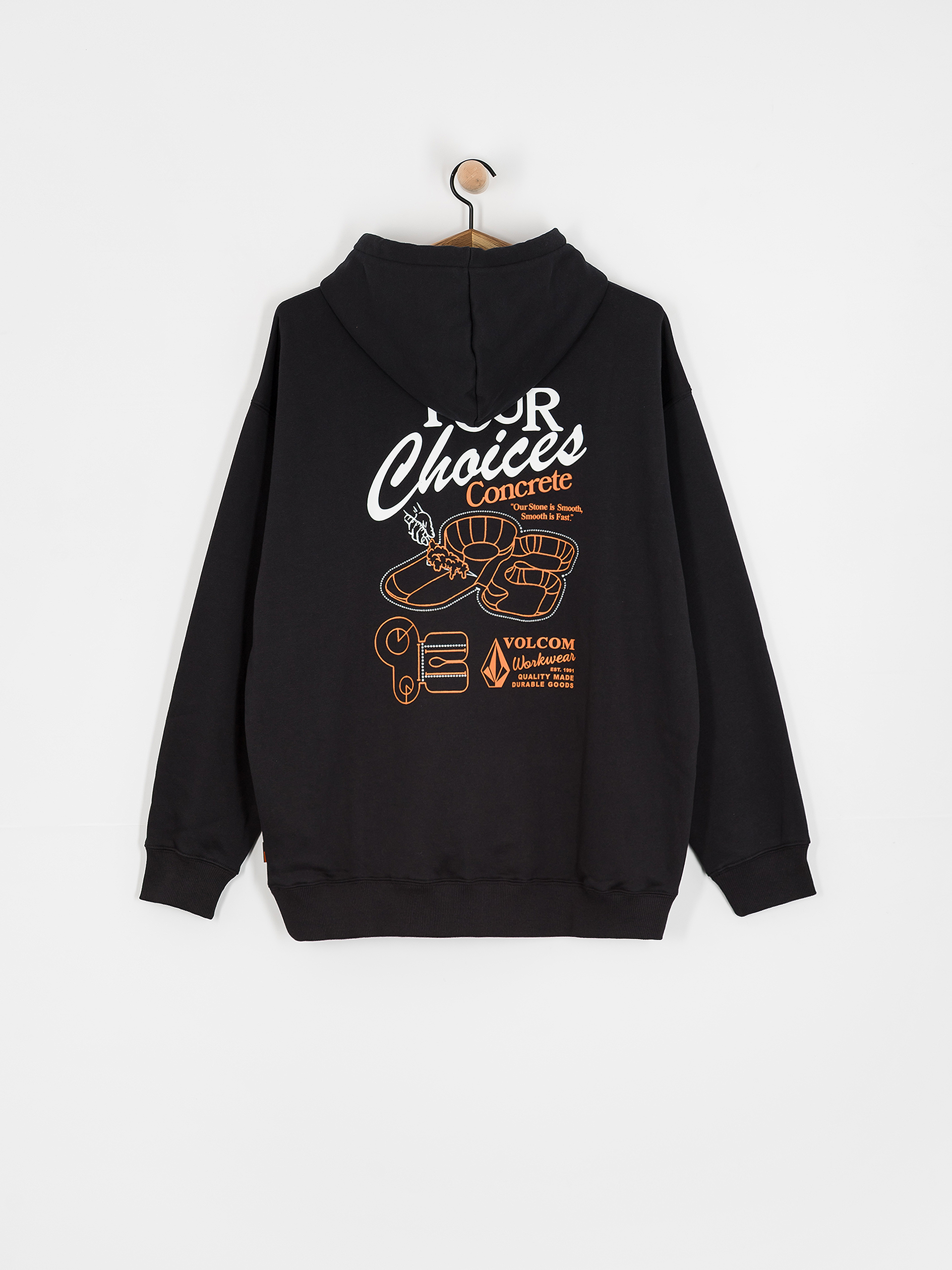 Bluza z kapturem Volcom Pour Choices HD (black)