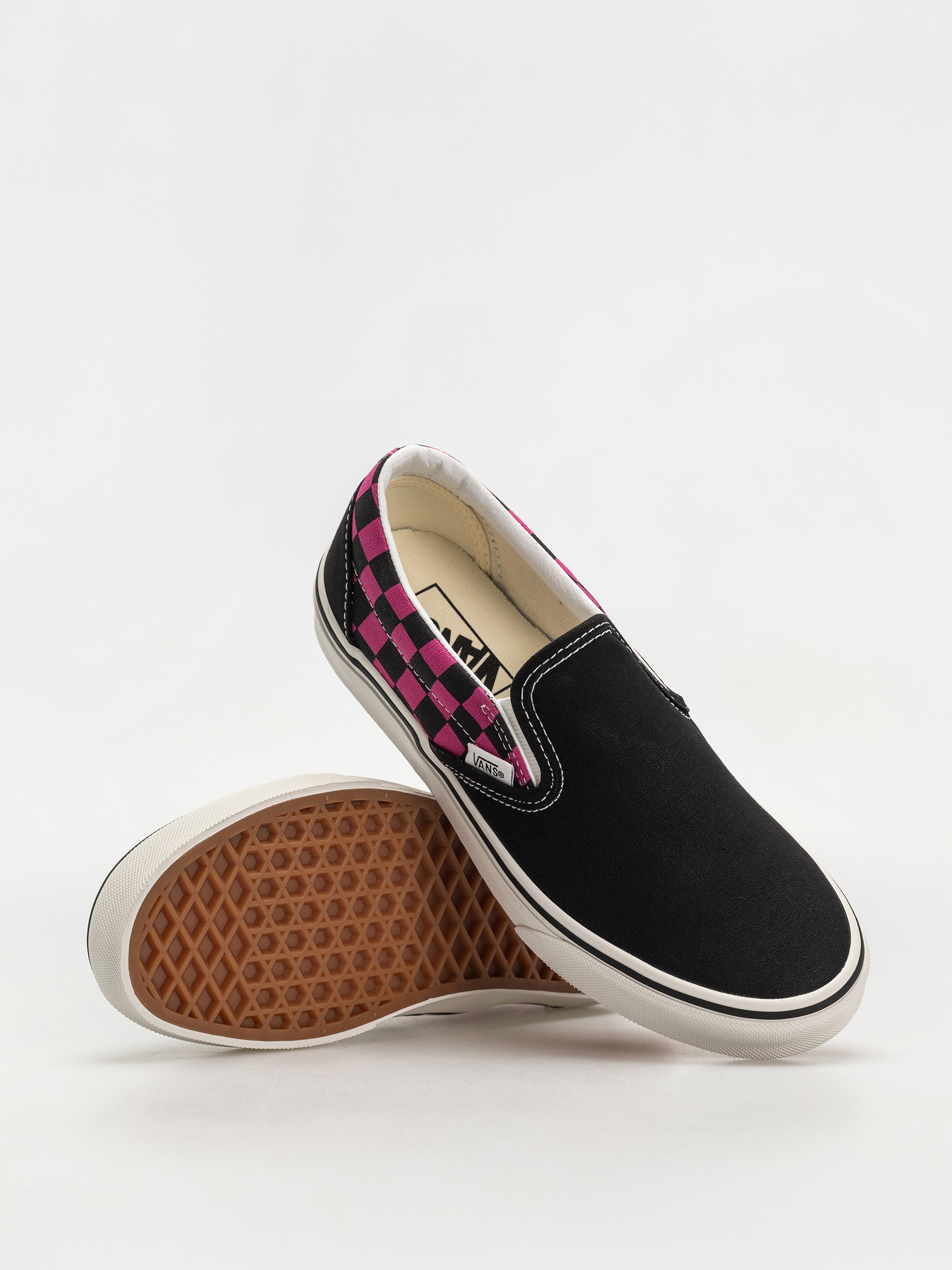 Buty Vans Classic Slip On (pop check raspberry rose)