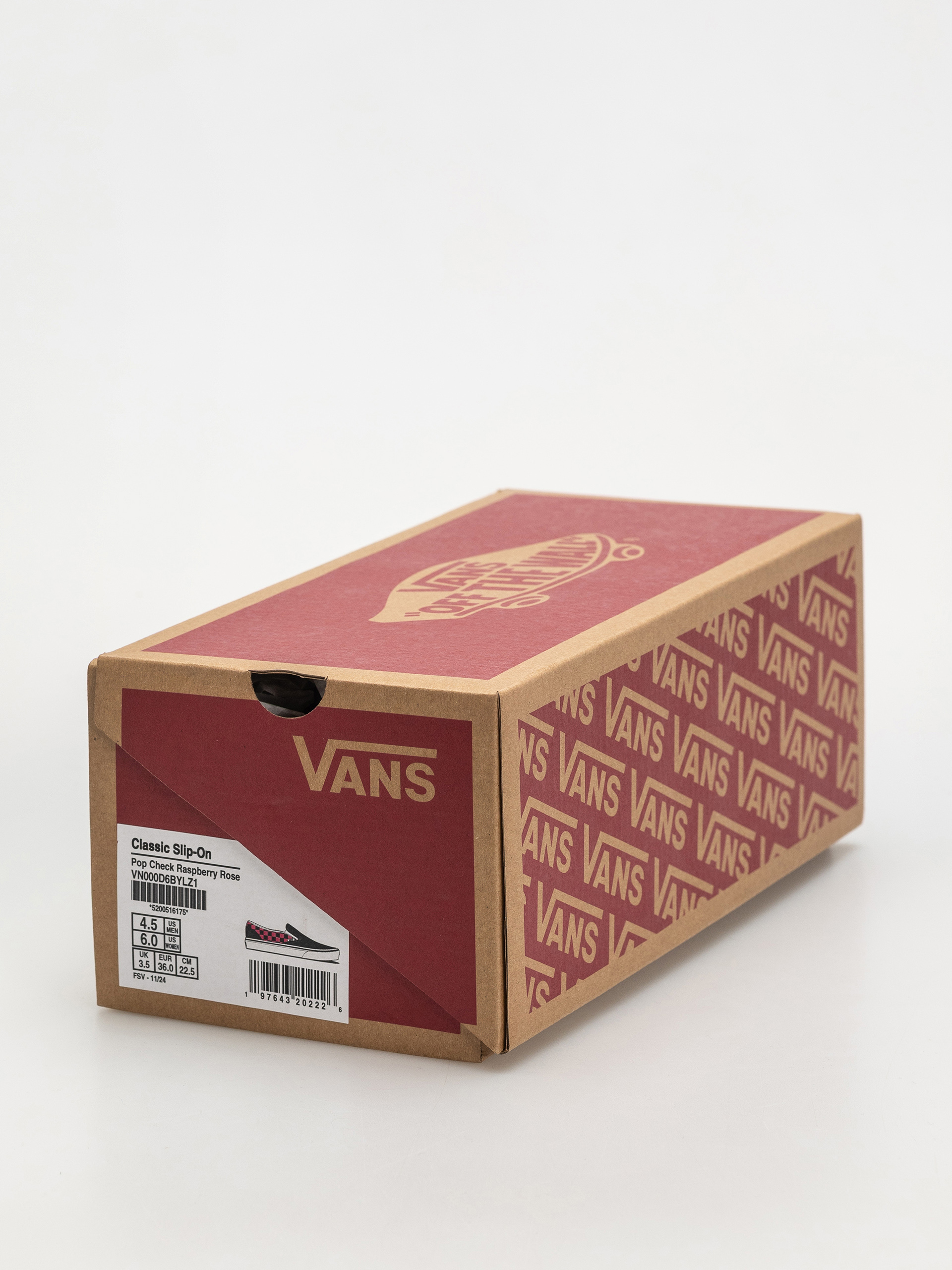 Buty Vans Classic Slip On (pop check raspberry rose)