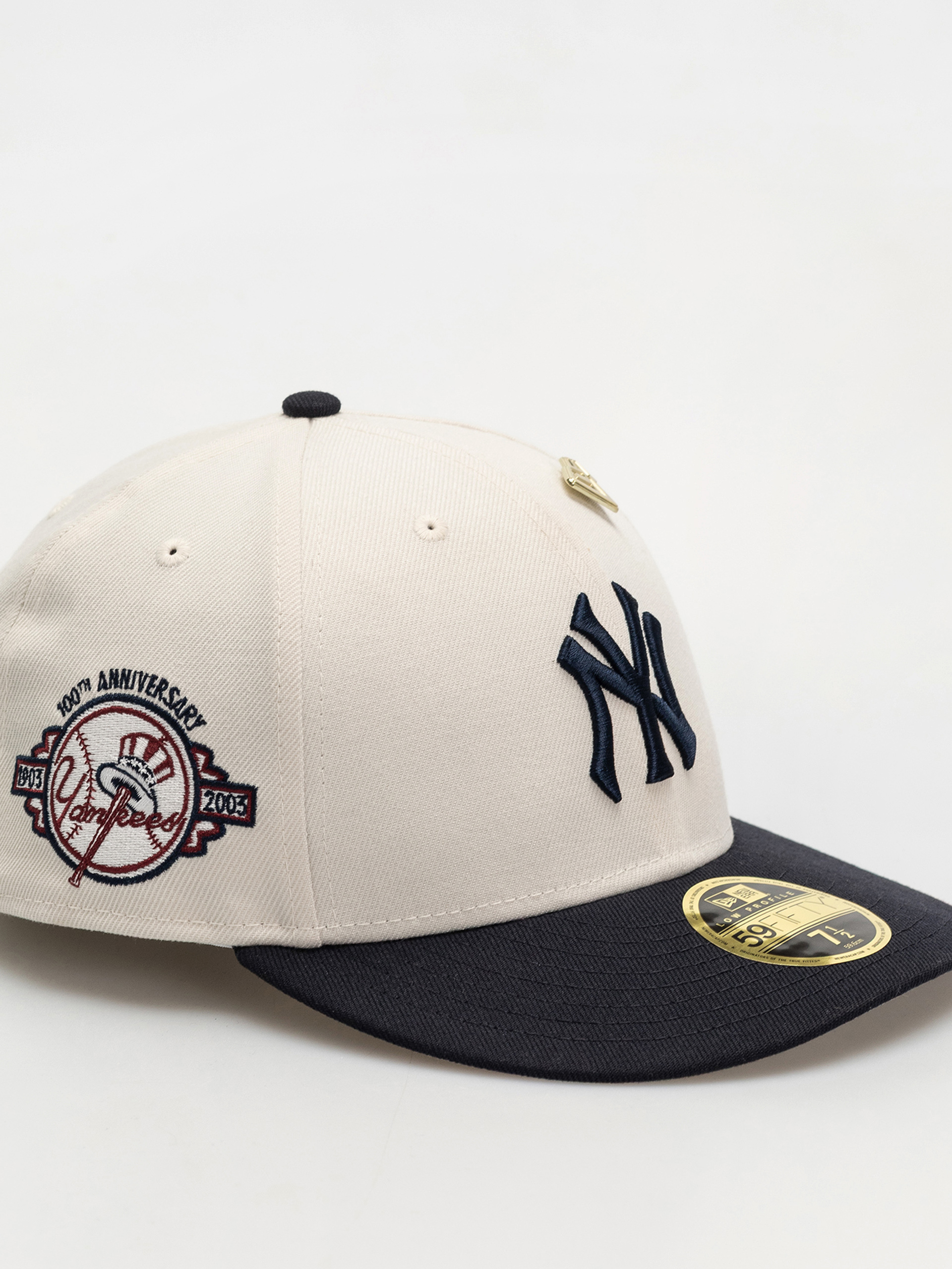Czapka z daszkiem New Era Pin 59Fifty Lp New York Yankees (light beige)