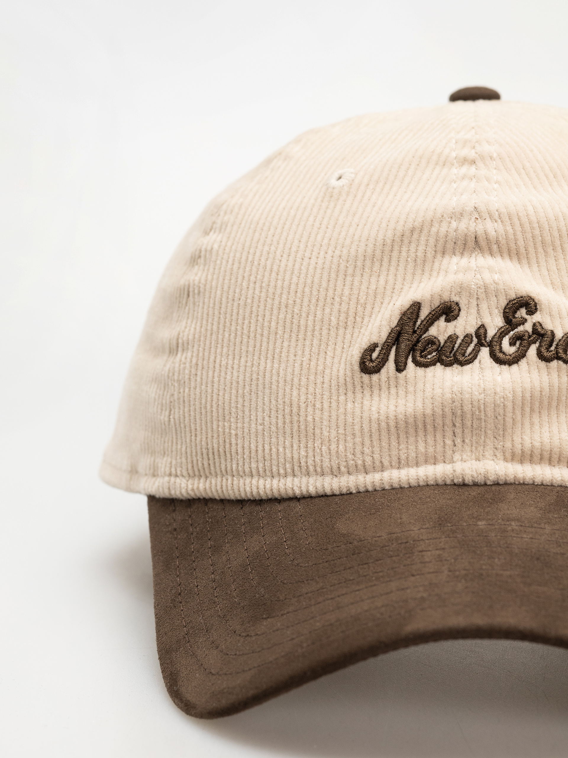 Czapka z daszkiem New Era Premium Cord 9Twenty (light beige)