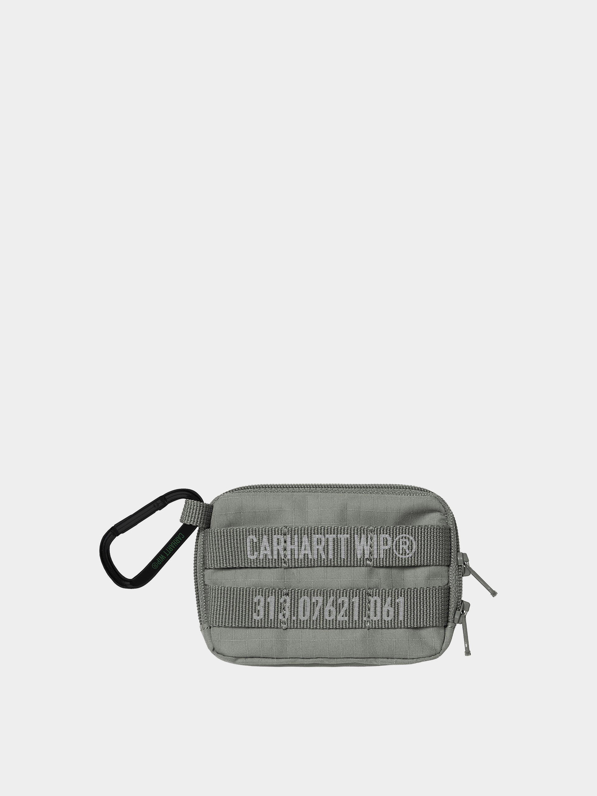 Breloczek Carhartt WIP Tour Card Case Keychain (smoke green/reflective)