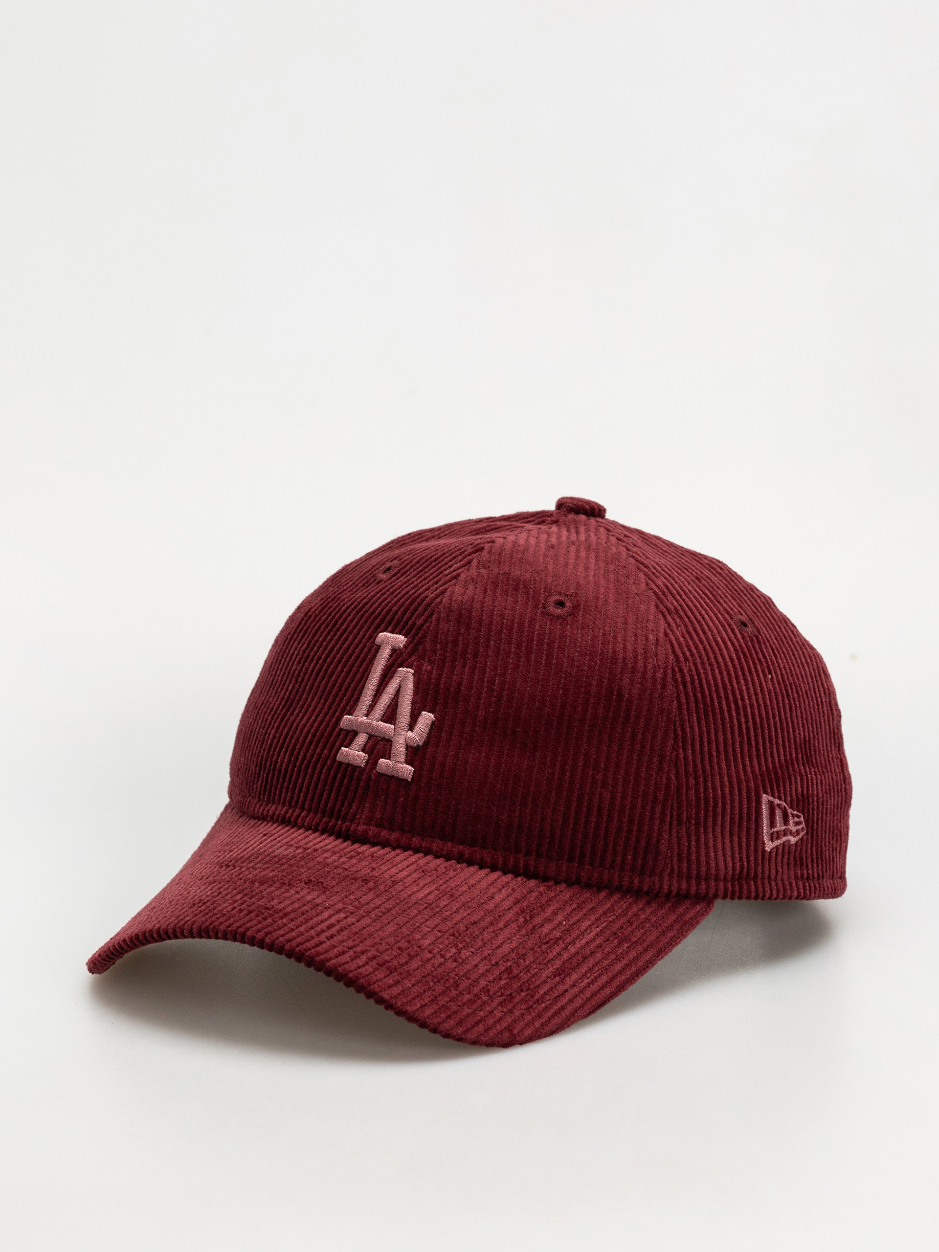 Czapka z daszkiem New Era Cord 9Twenty La Dodgers Wmn (dark red)