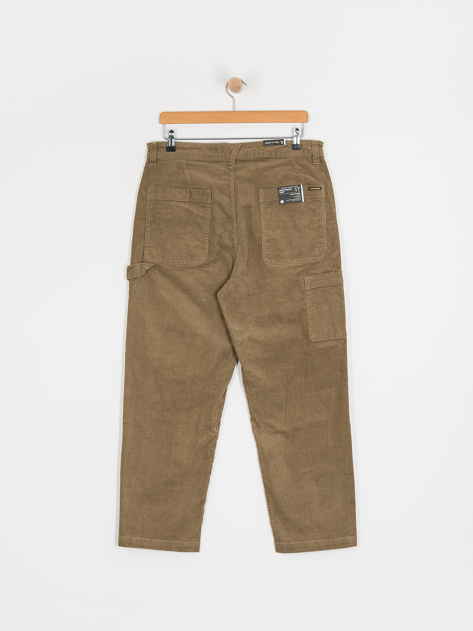 Spodnie Volcom Kraftsman Cord (khaki)