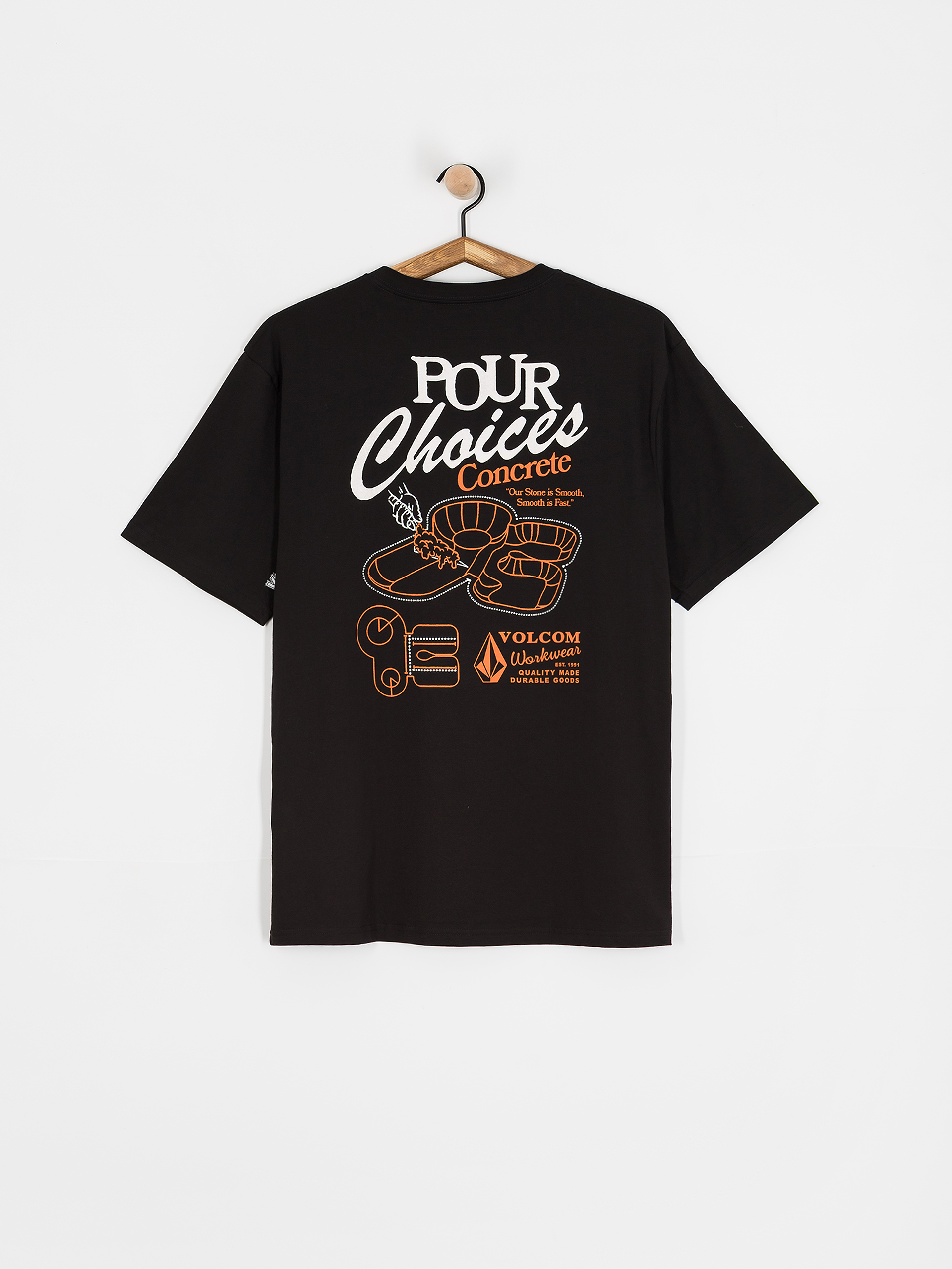 T-shirt Volcom Pour Choices Bsc (black)
