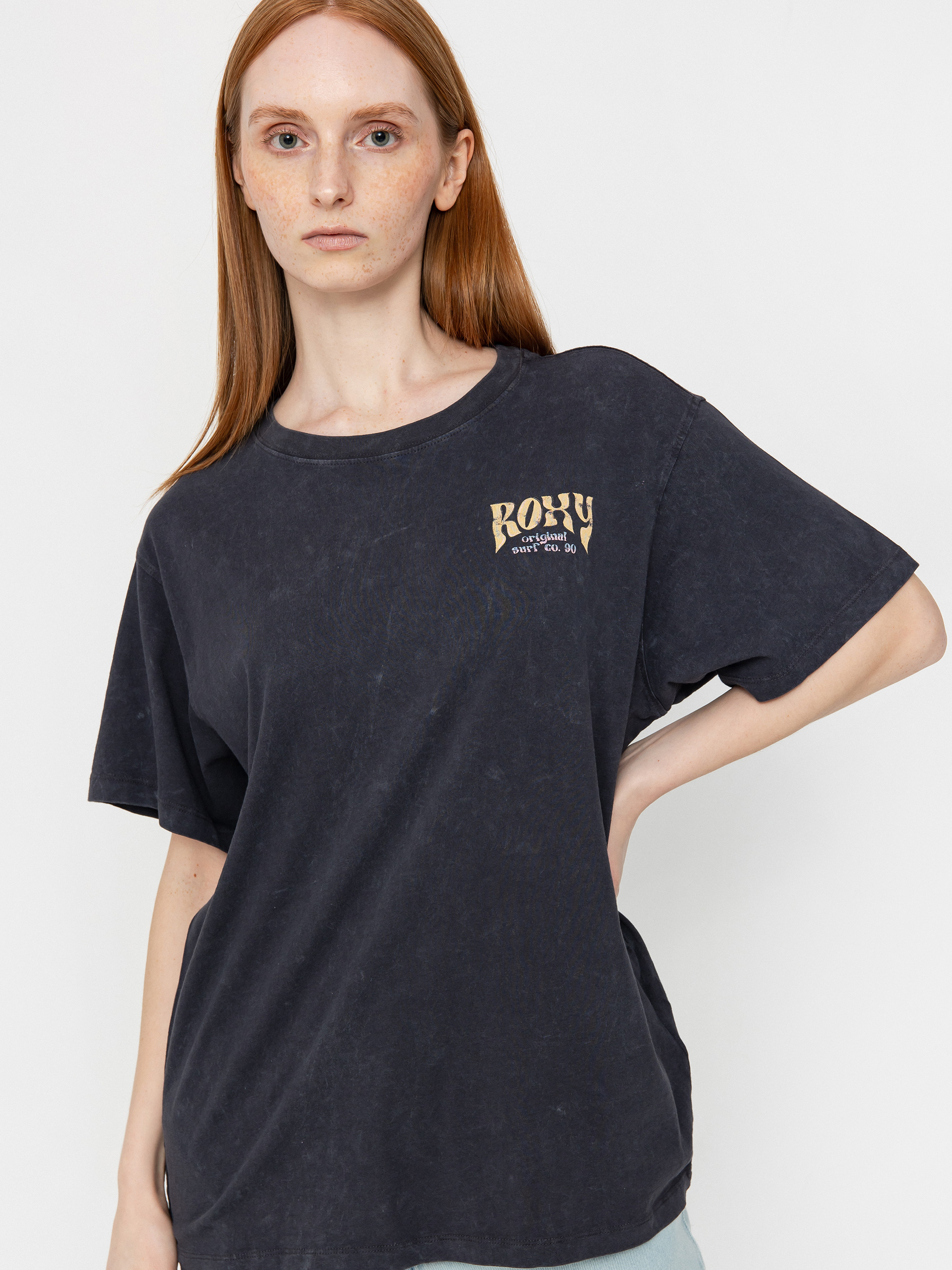 T-shirt Roxy Sunnyoversize Optic Wash Wmn (phantom)