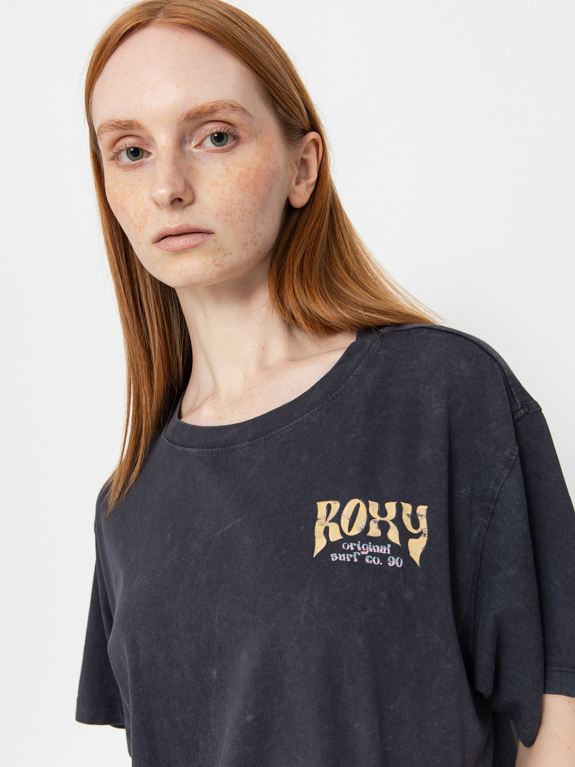 T-shirt Roxy Sunnyoversize Optic Wash Wmn (phantom)