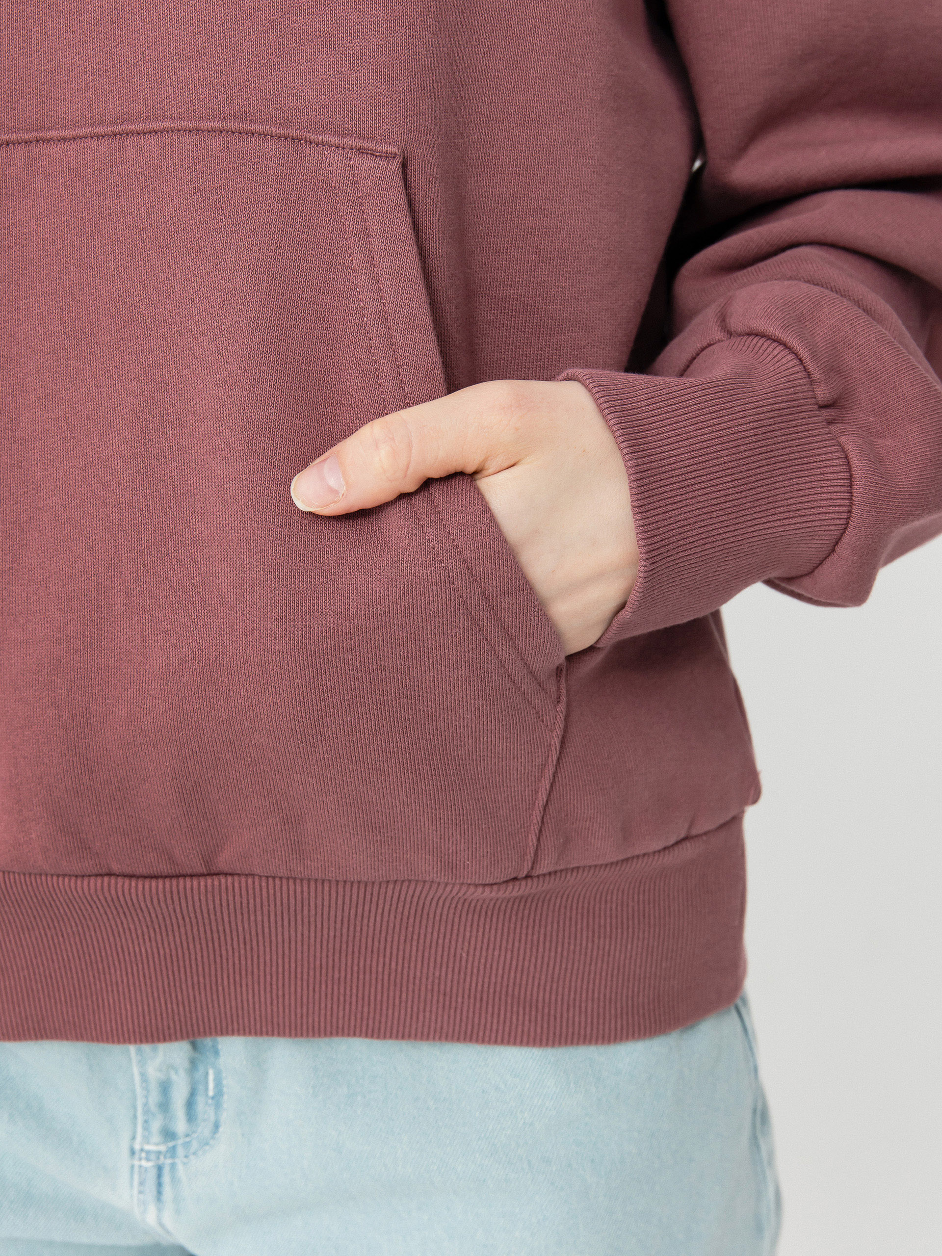 Bluza z kapturem Carhartt WIP Casey HD Wmn (dusky pink/silver)