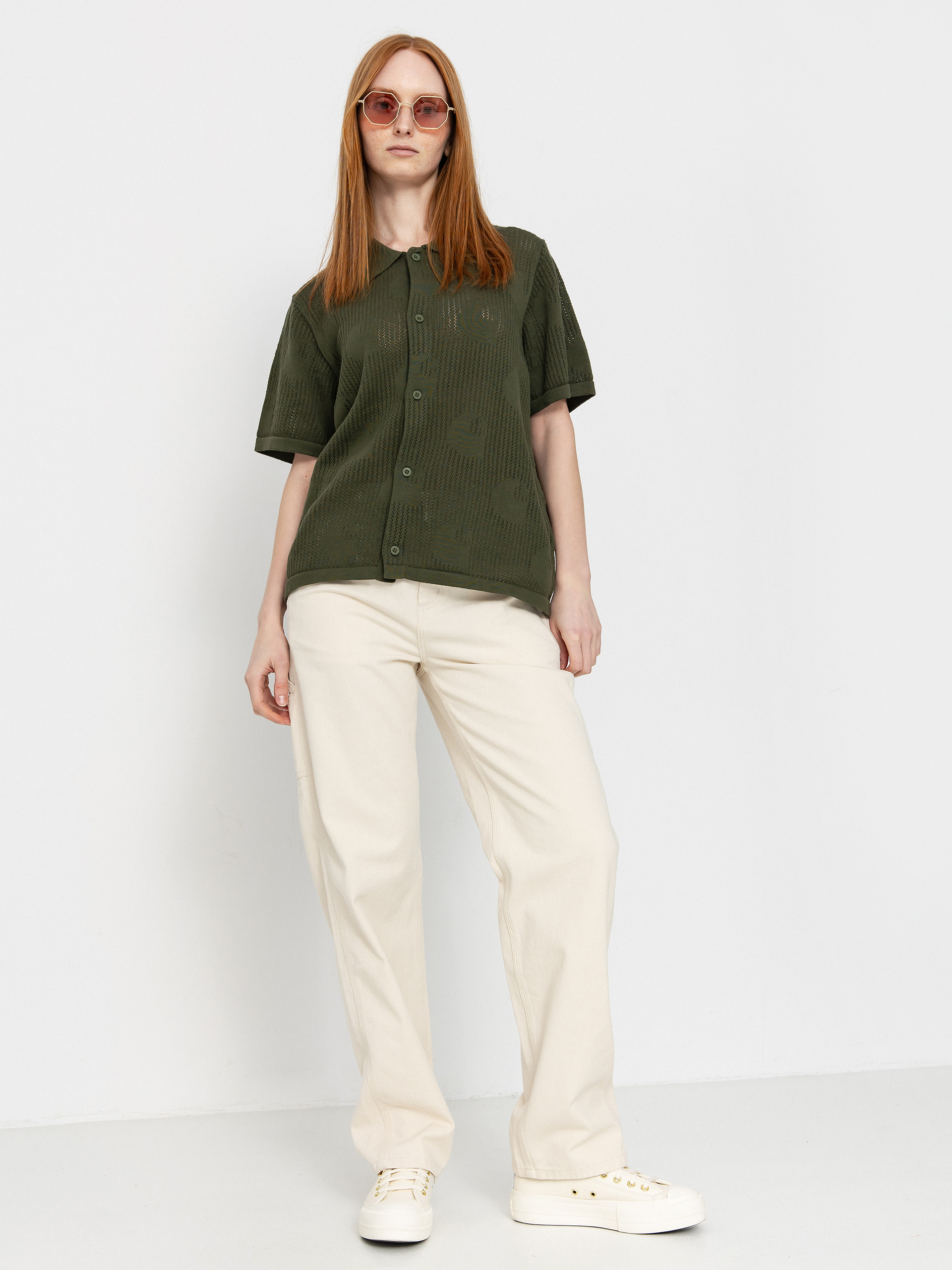 Koszula Carhartt WIP Temple Knit Wmn (dollar green)