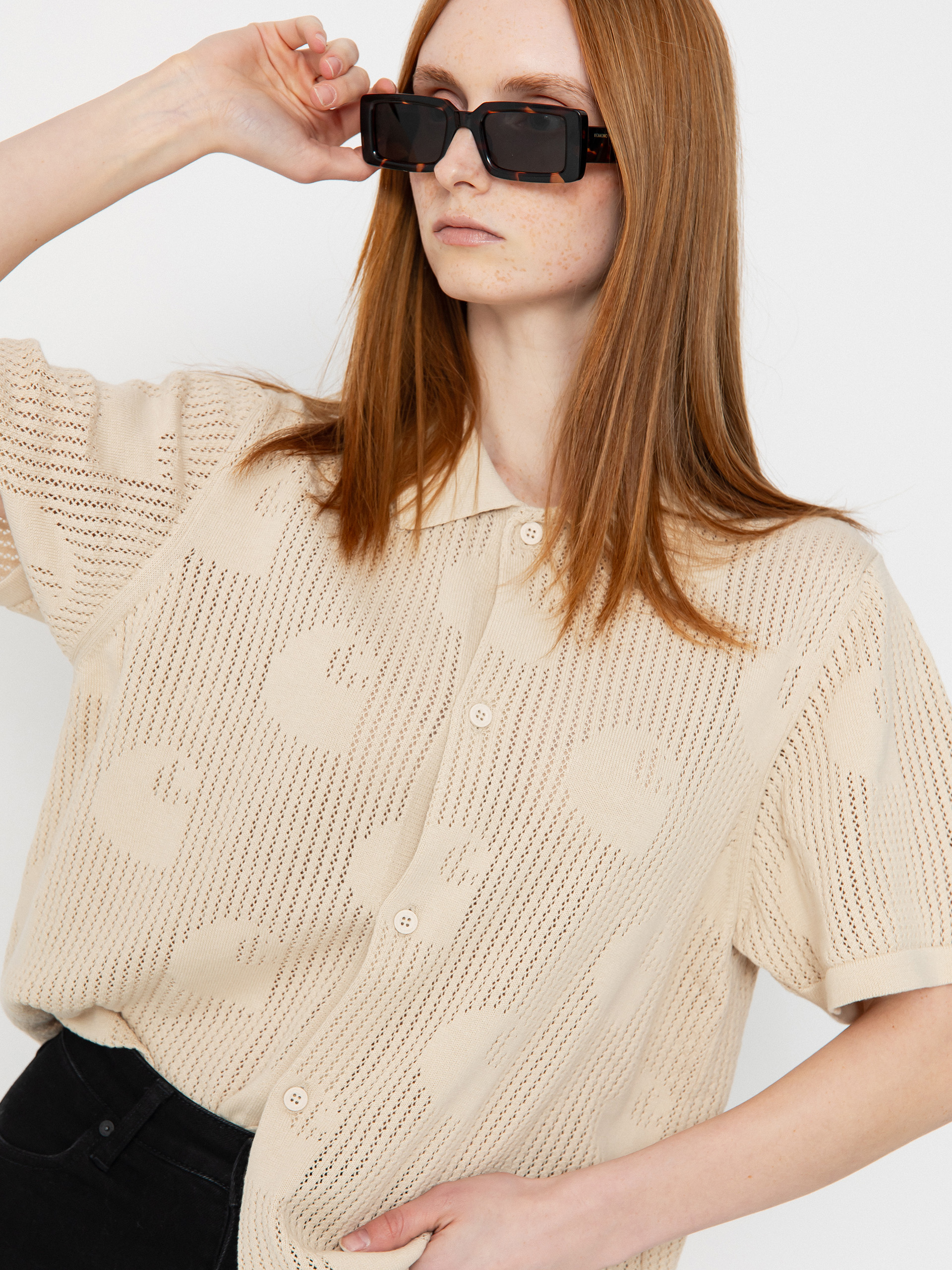 Koszula Carhartt WIP Temple Knit Wmn (fleur de sel)