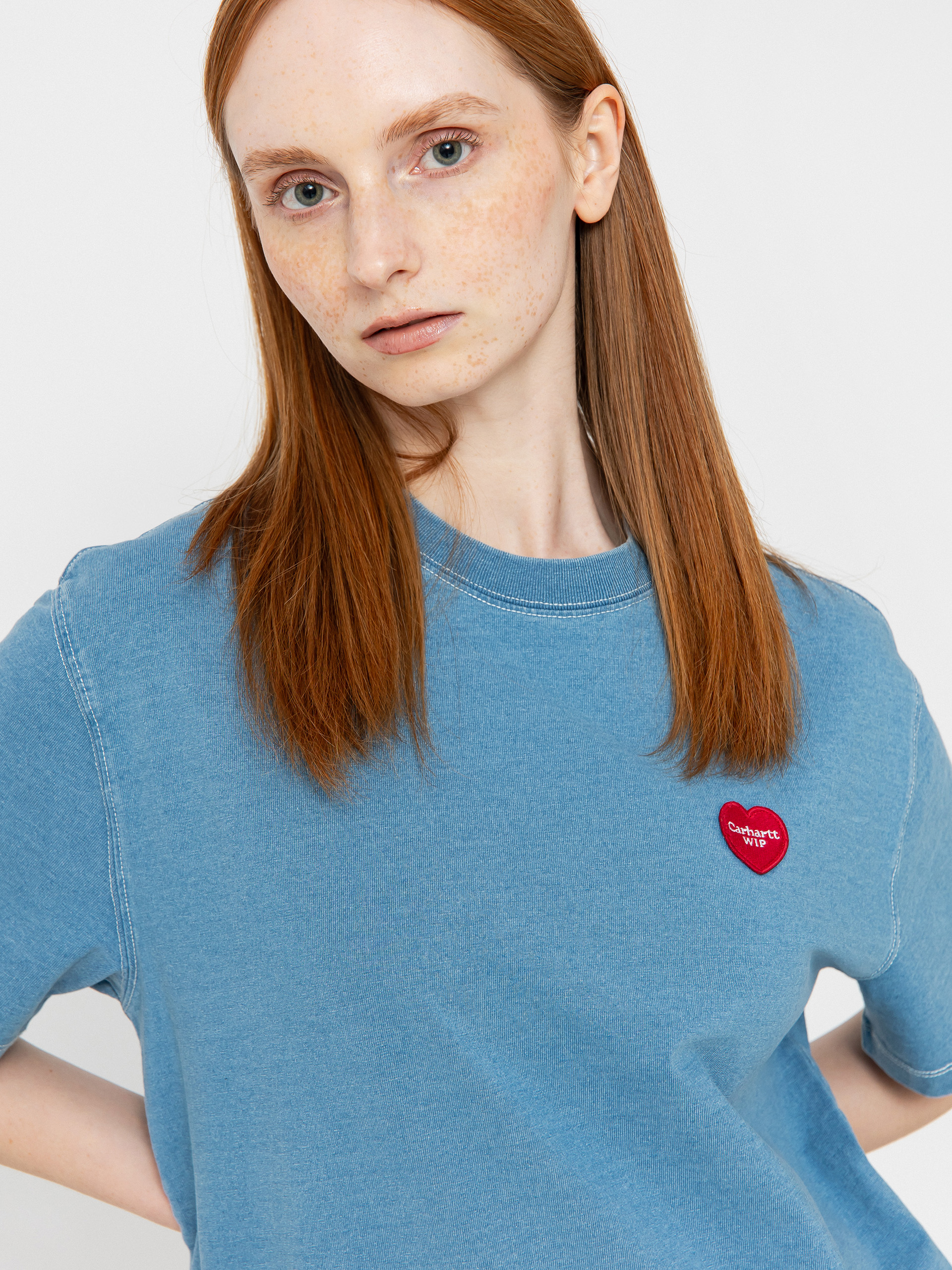 T-shirt Carhartt WIP Ingo Wmn (light blue)