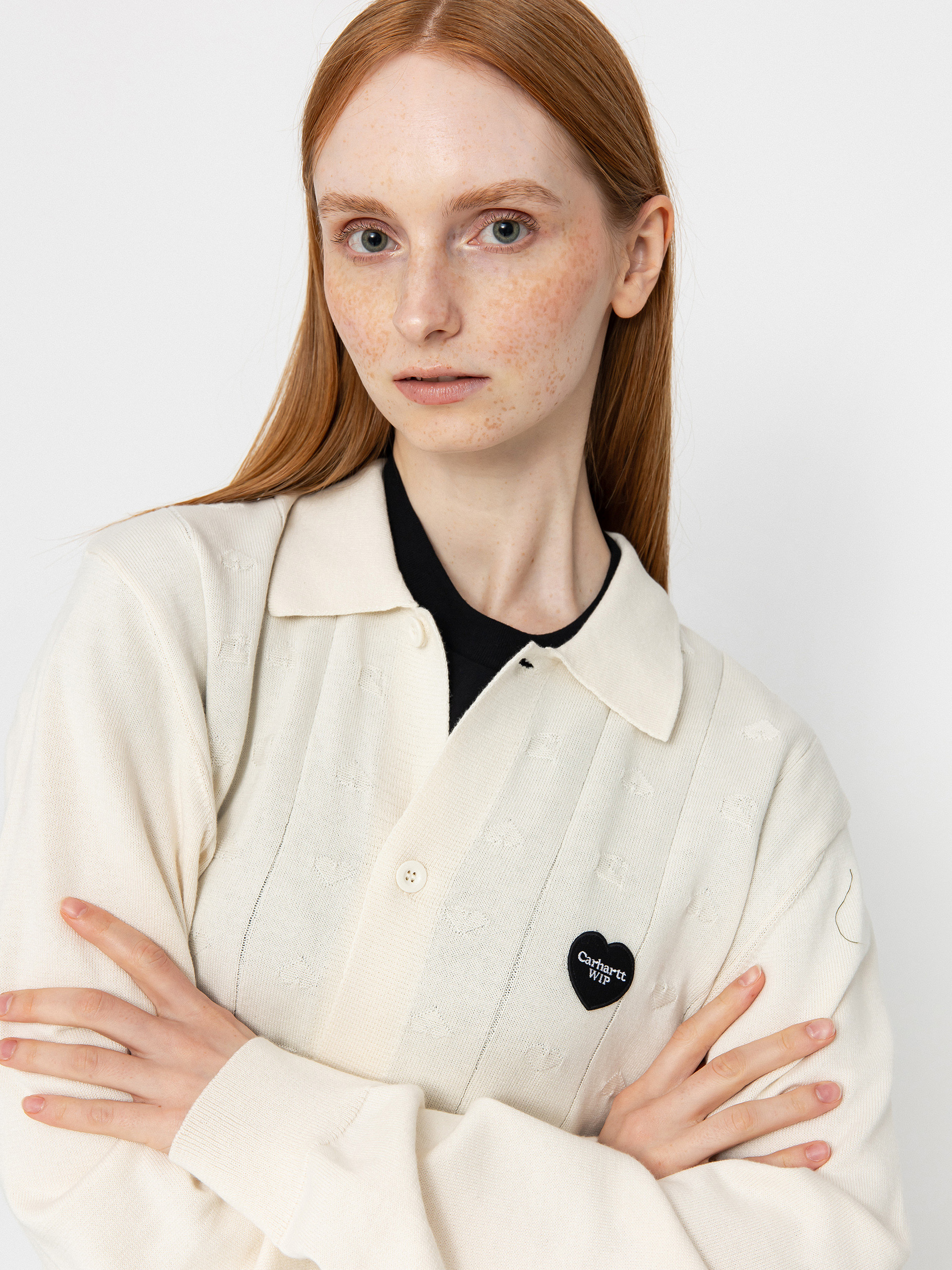 Sweter Carhartt WIP Drewe Cardigan Wmn (natural)