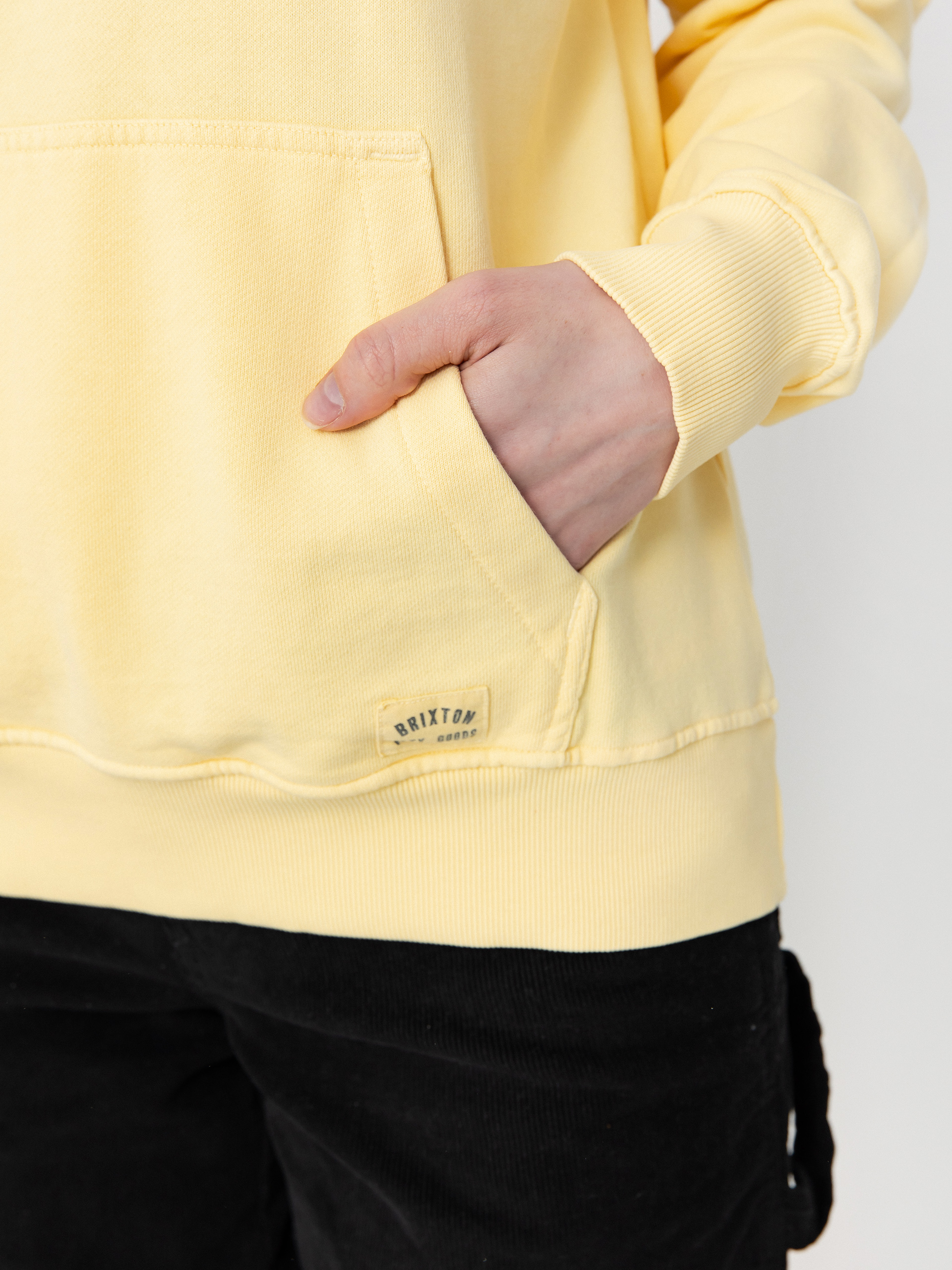 Bluza z kapturem Brixton Cross Loop Ft HD Wmn (panna cotta)