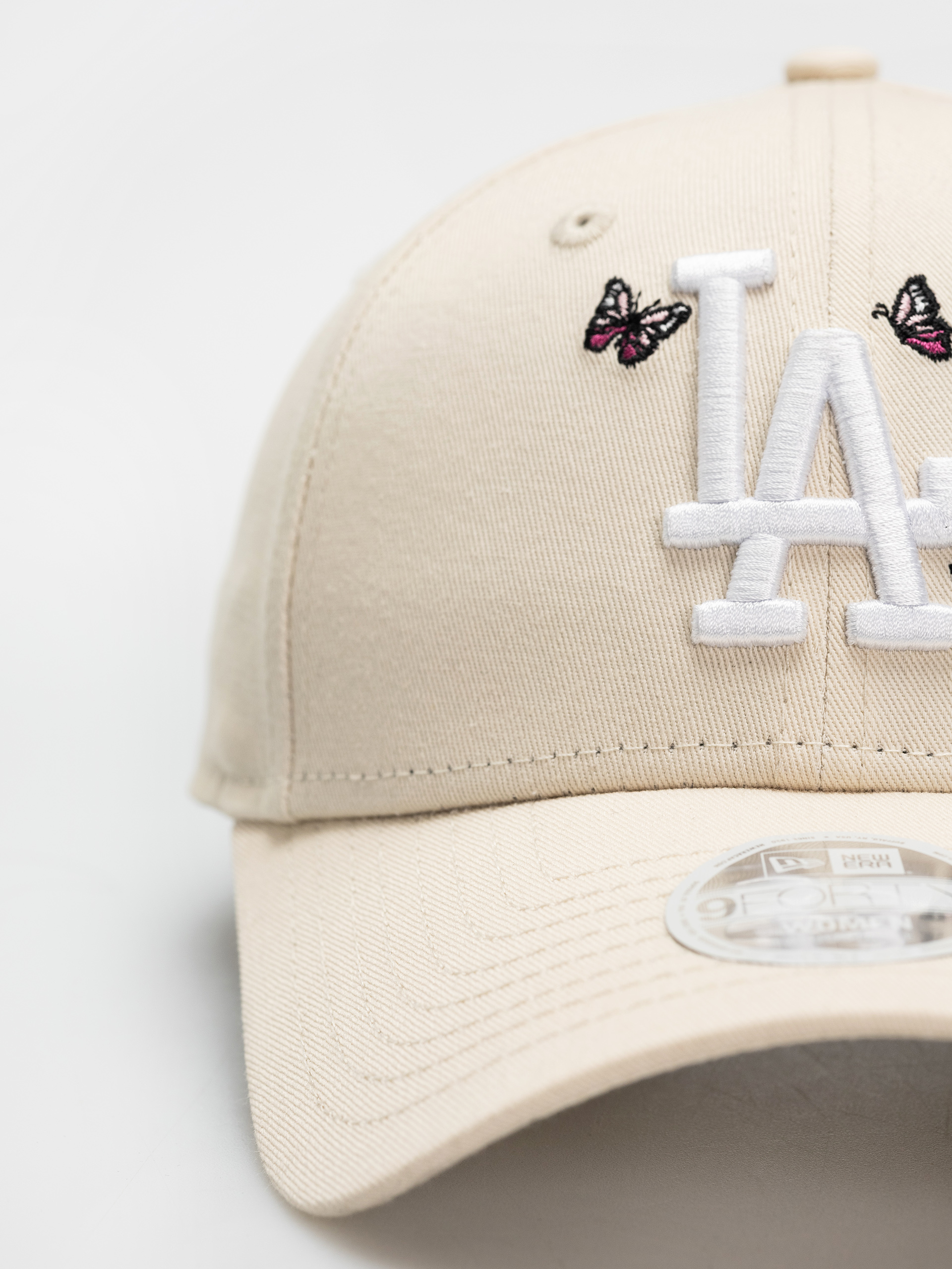 Czapka z daszkiem New Era Icon 9Forty La Dodgers Wmn (light beige)