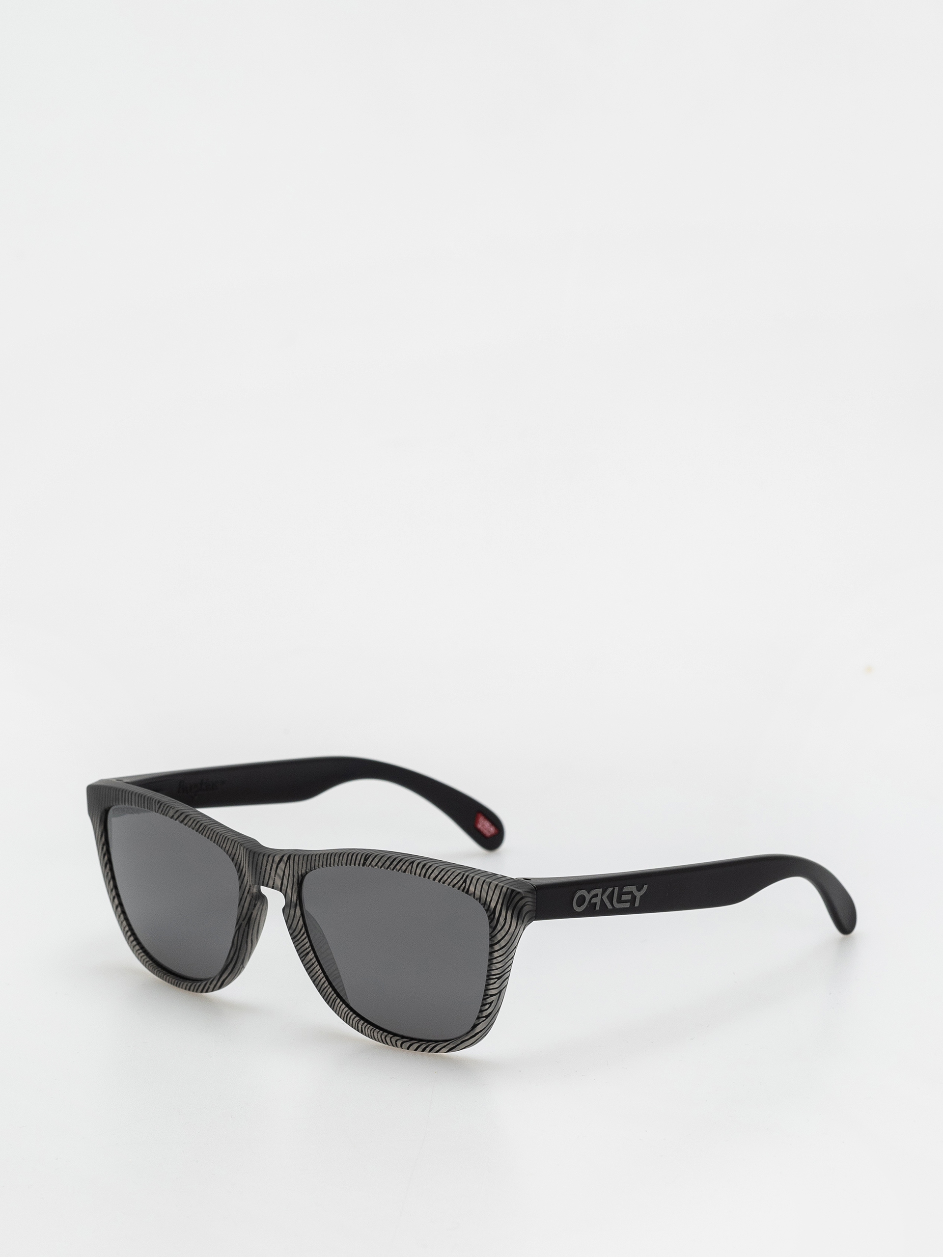 Okulary przeciwsu0142oneczne Oakley Frogskins (matte grey ink fingerprint/prizm black)