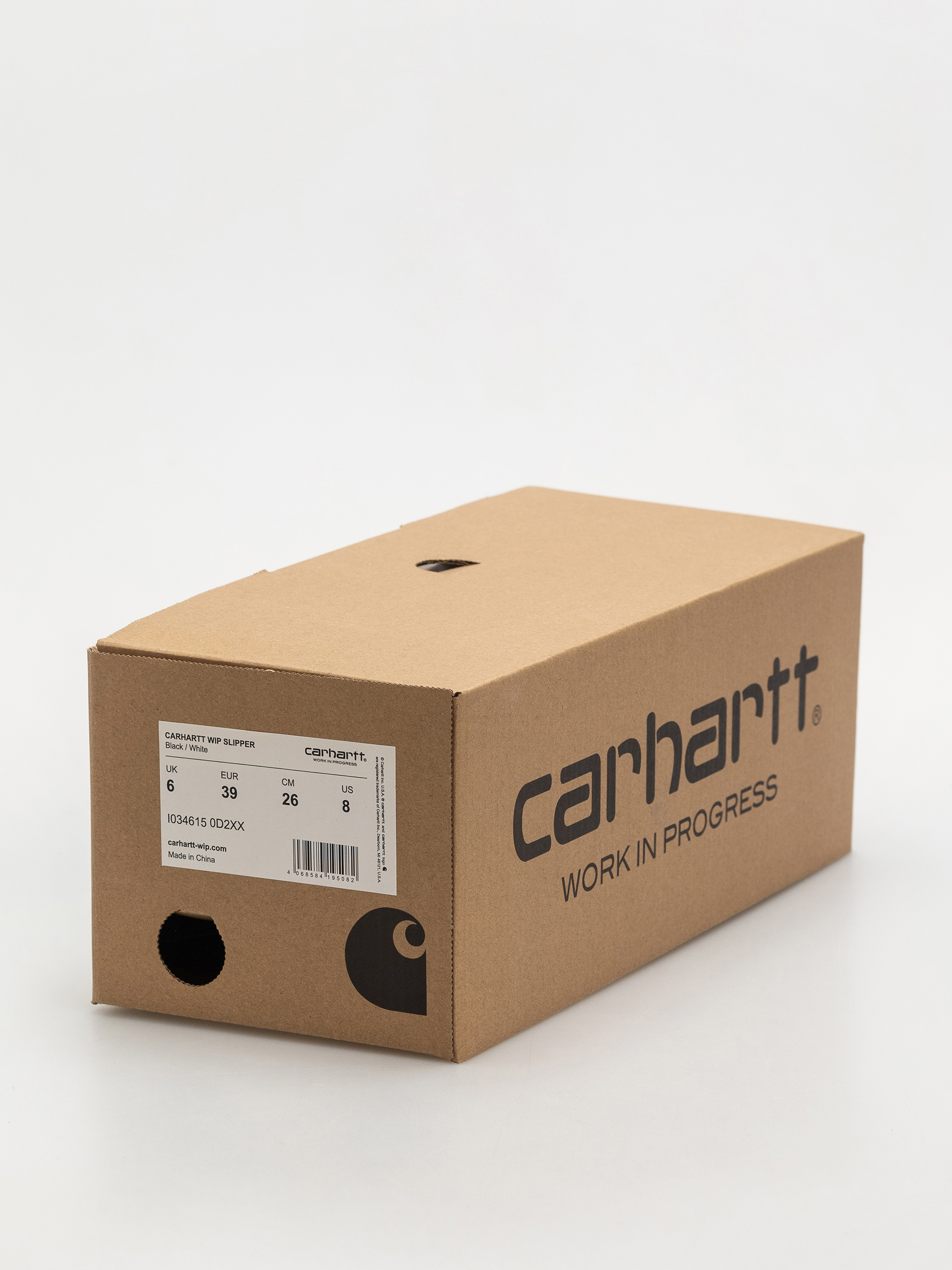 Klapki Carhartt WIP Slippers (black/white)