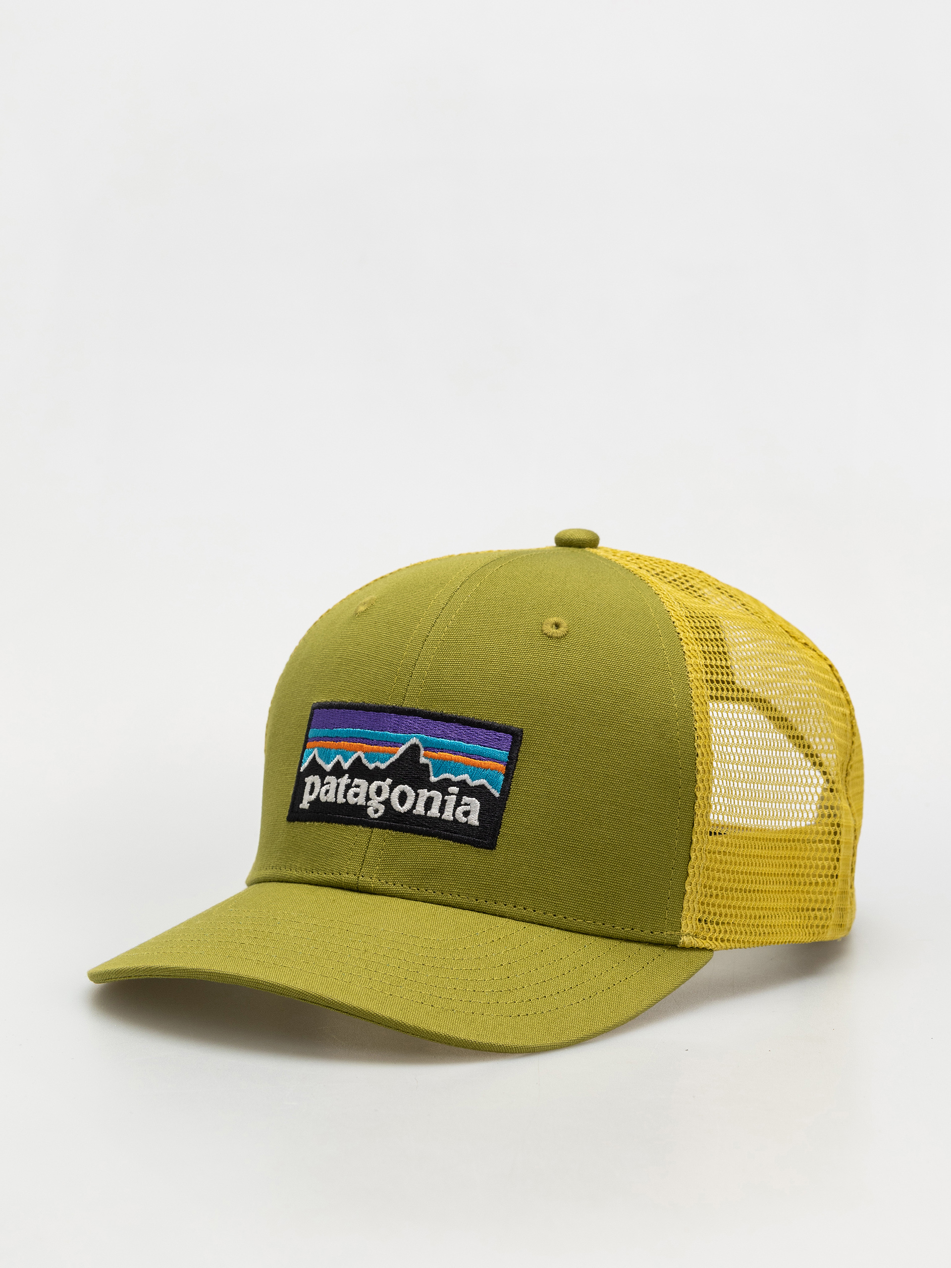 Czapka z daszkiem Patagonia P 6 Logo Trucker (graze green)