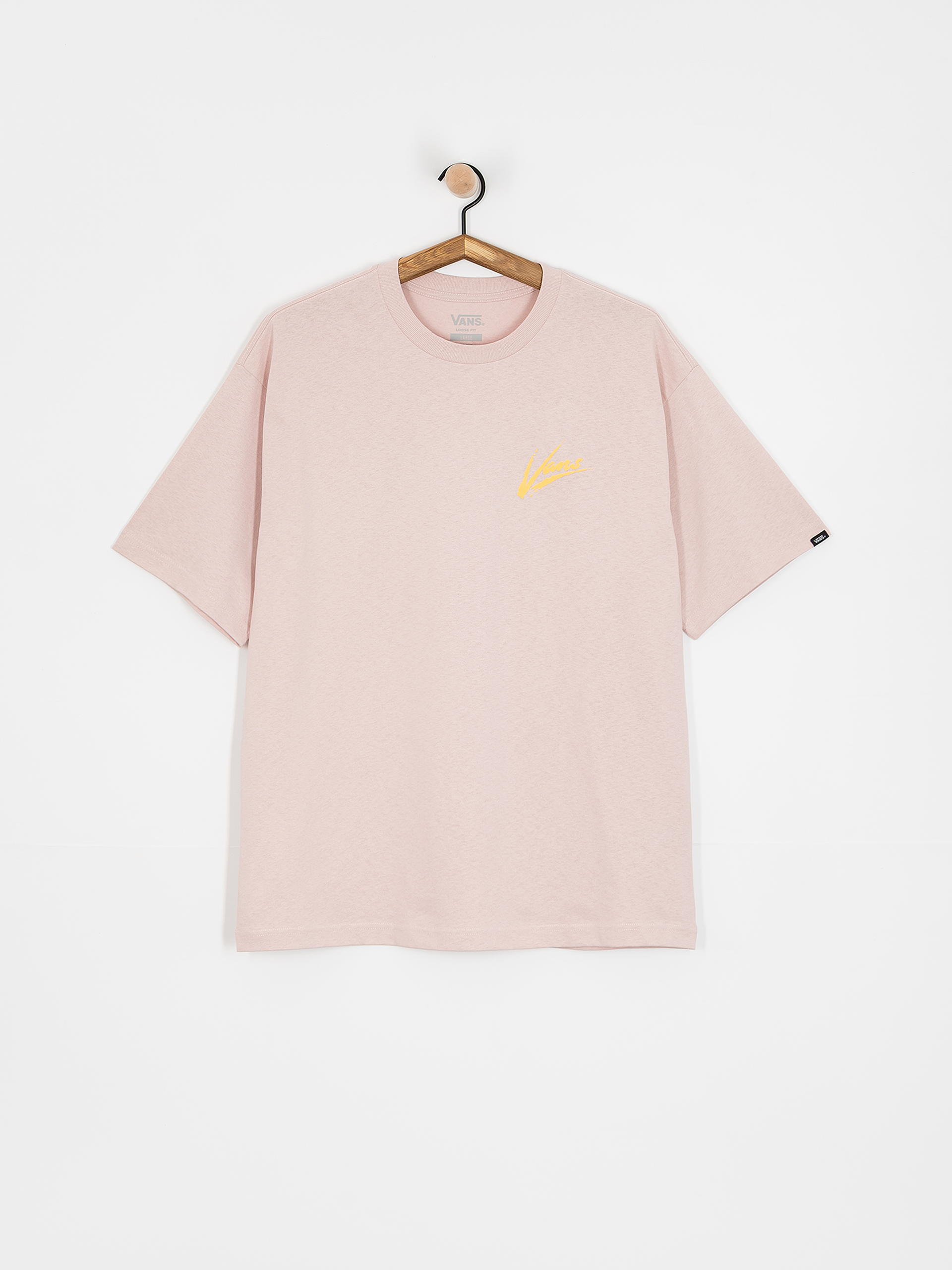 T-shirt Vans Brush Script Loose (sepia rose)