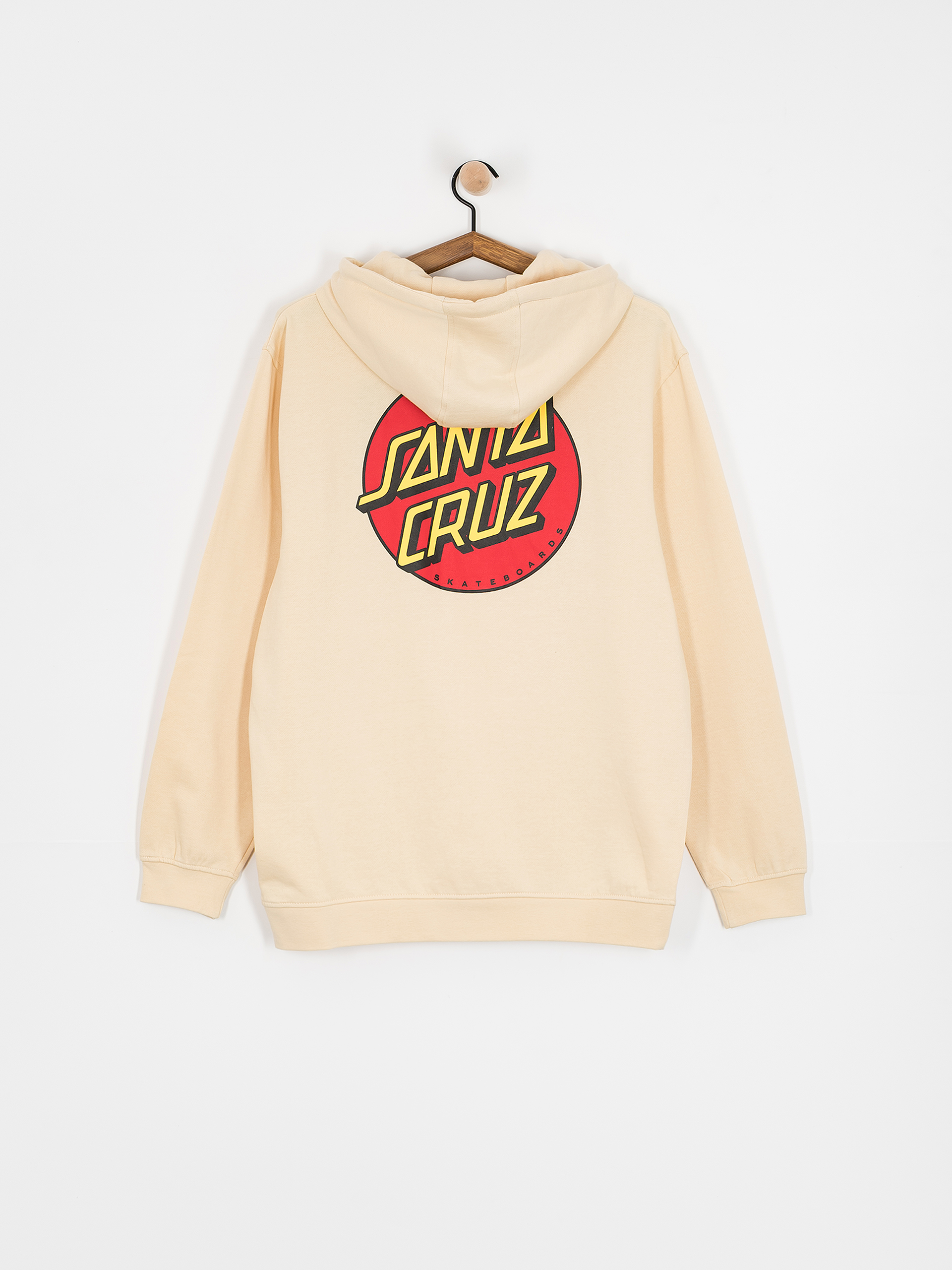 Bluza z kapturem Santa Cruz Classic Dot Chest HD (blond wood)