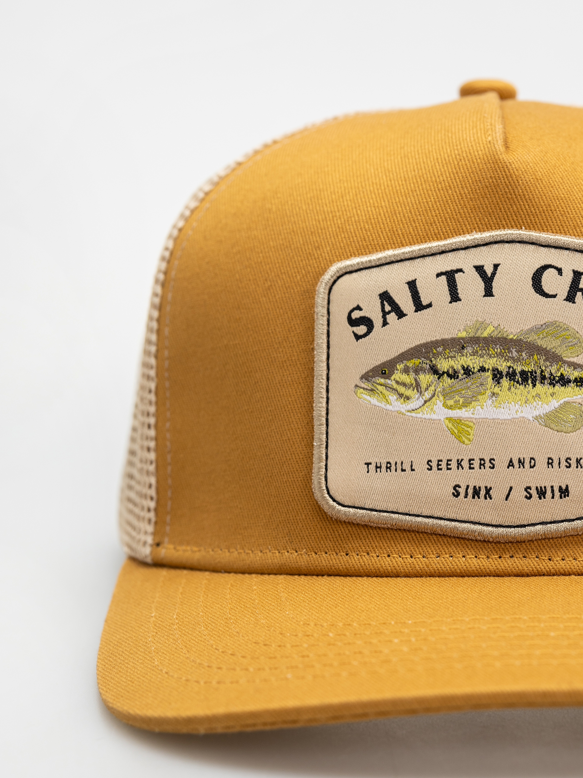 Czapka z daszkiem Salty Crew Bigmouth Trucker żółty (mustard)