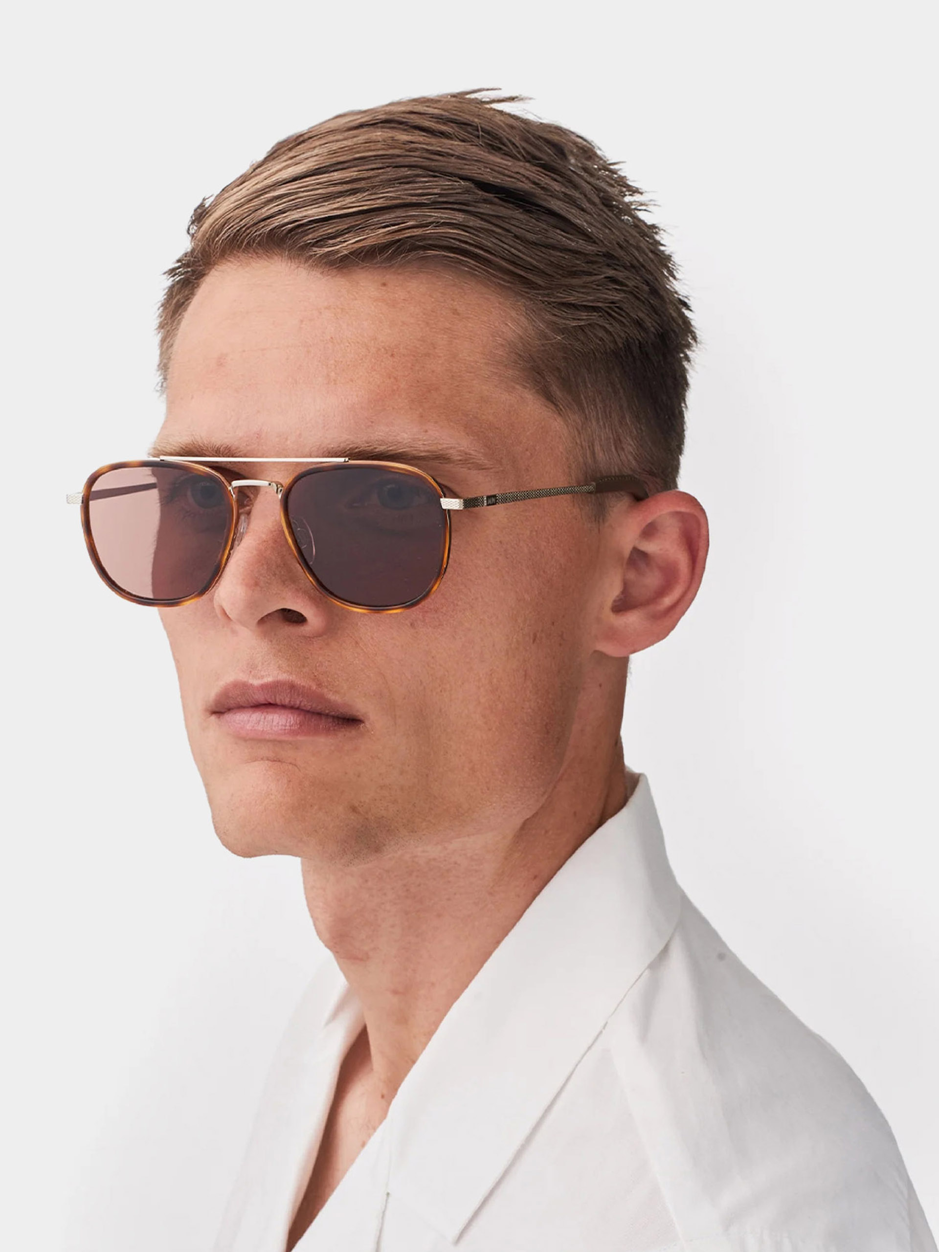 Okulary przeciwsłoneczne MessyWeekend Quentin (gold/brown)