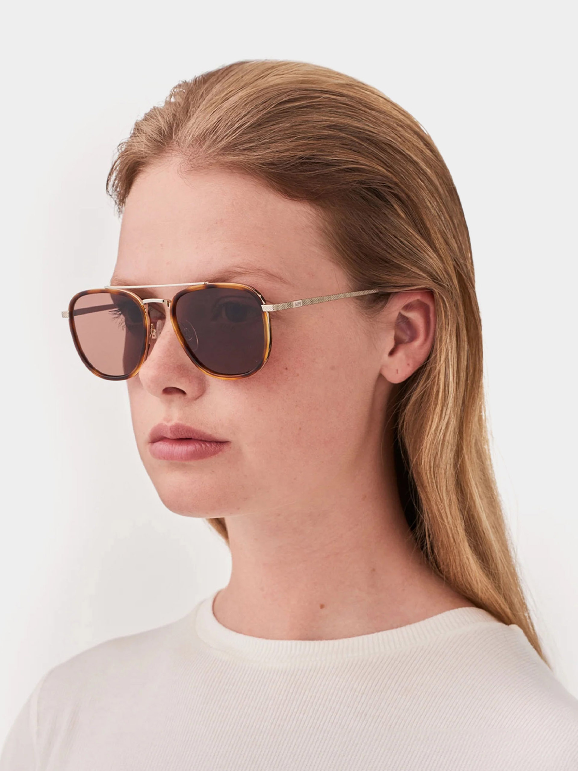 Okulary przeciwsłoneczne MessyWeekend Quentin (gold/brown)