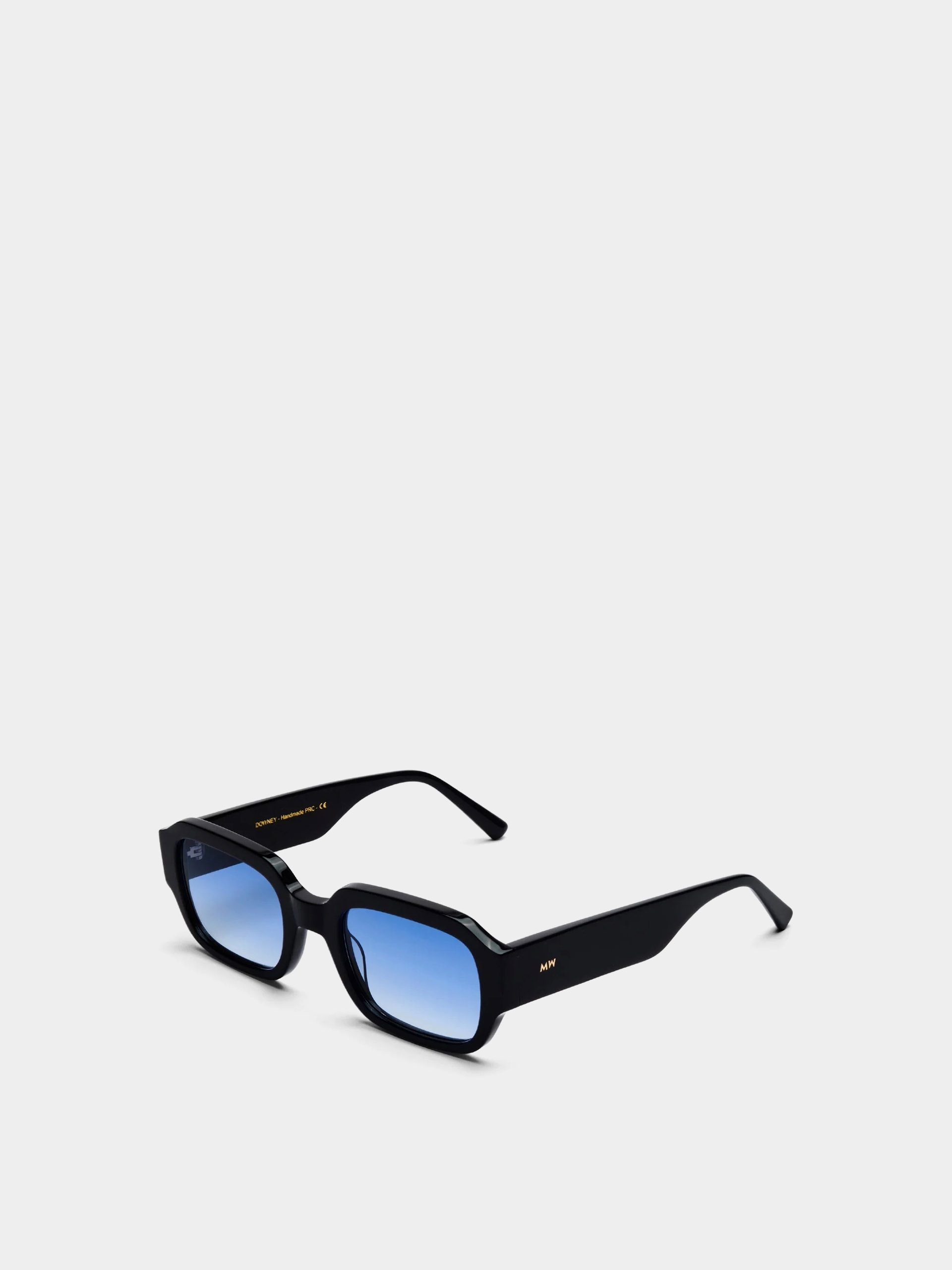 Okulary przeciwsu0142oneczne MessyWeekend Downey (black/gradient blue)