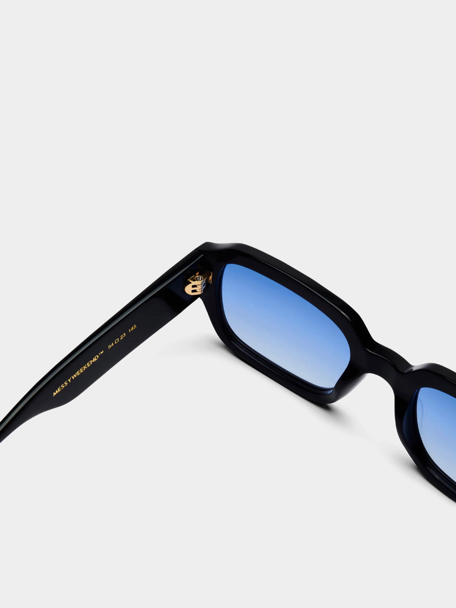 Okulary przeciwsłoneczne MessyWeekend Downey (black/gradient blue)