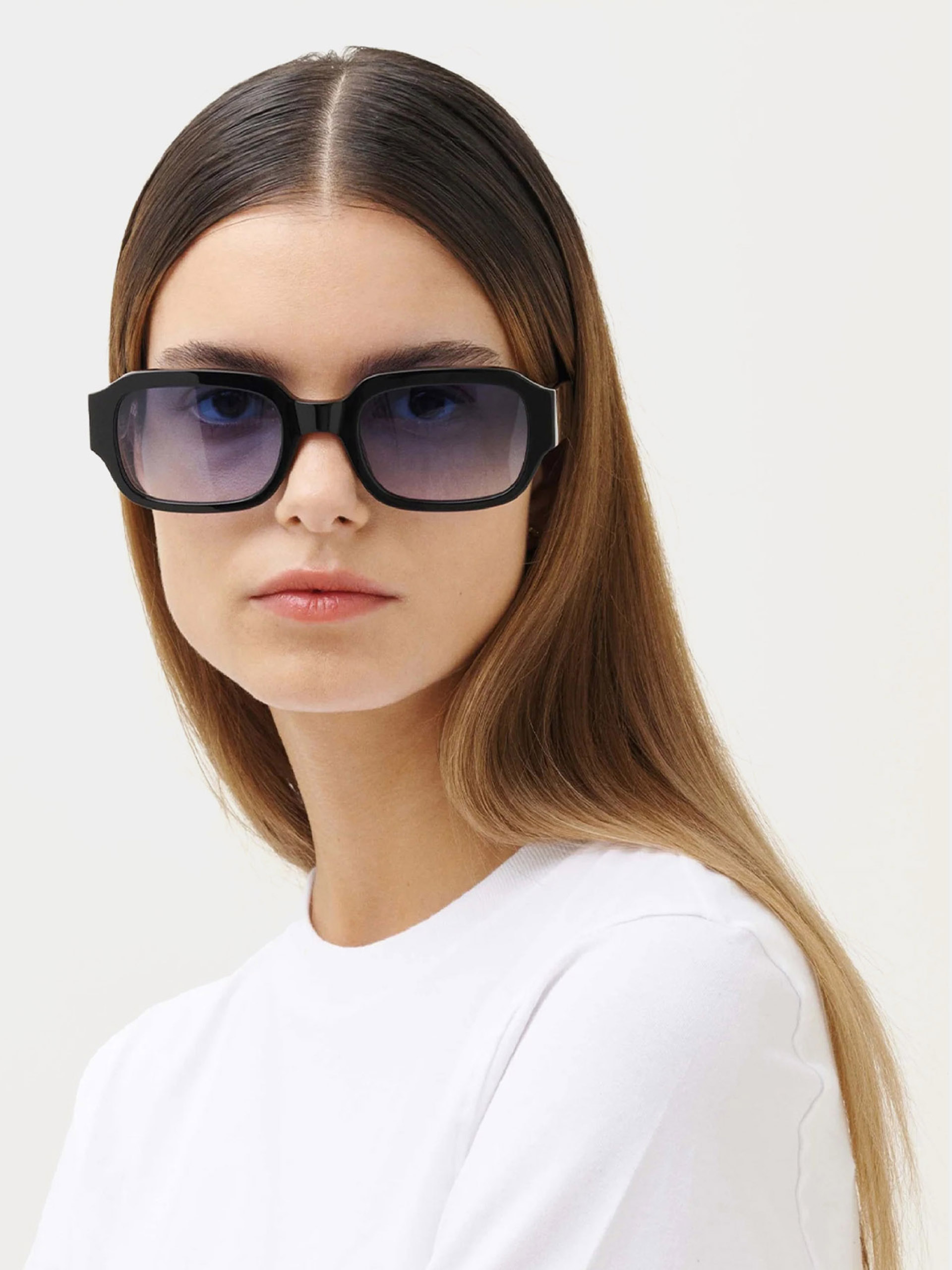 Okulary przeciwsłoneczne MessyWeekend Downey (black/gradient blue)